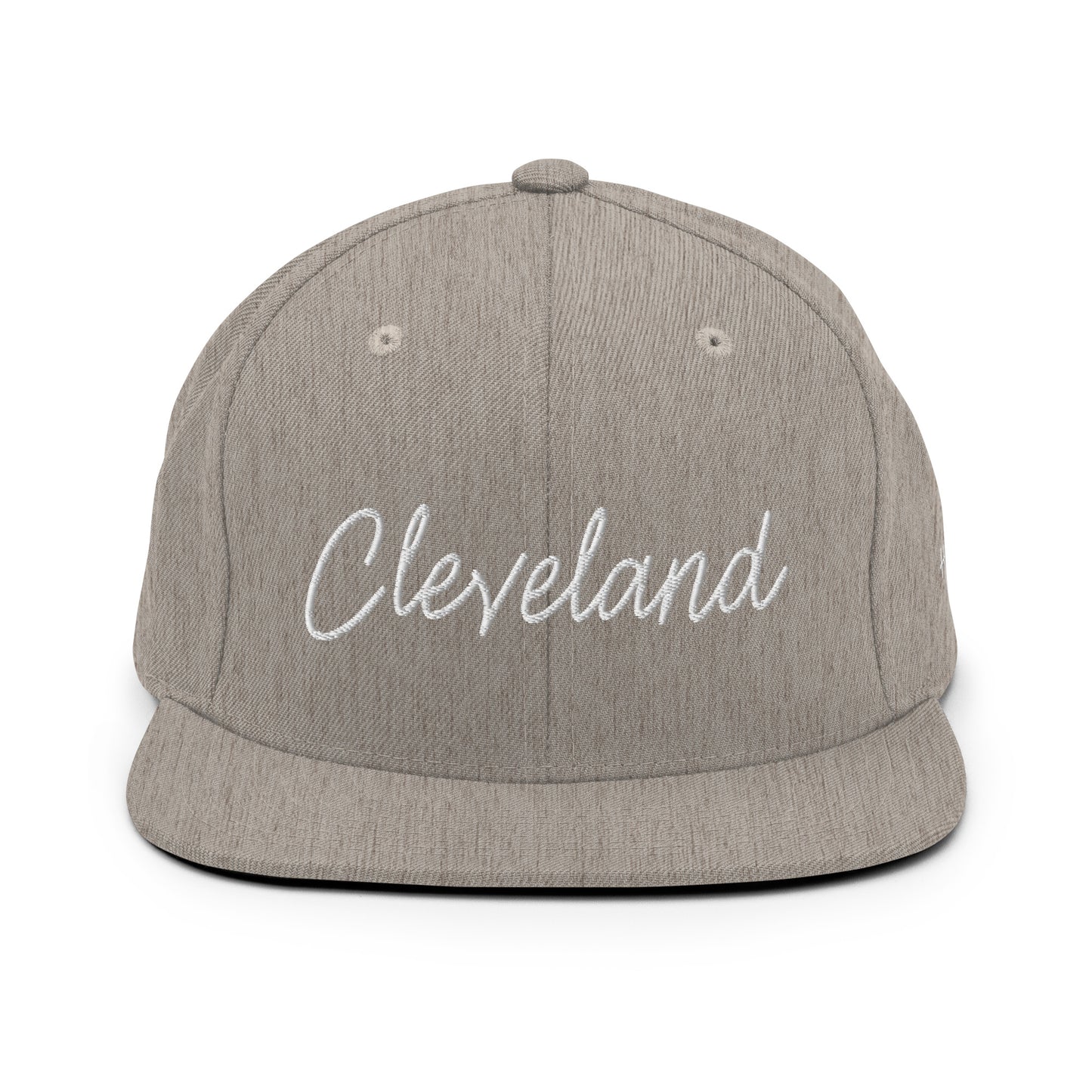 Cleveland Retro Script 6 Panel Snapback Hat