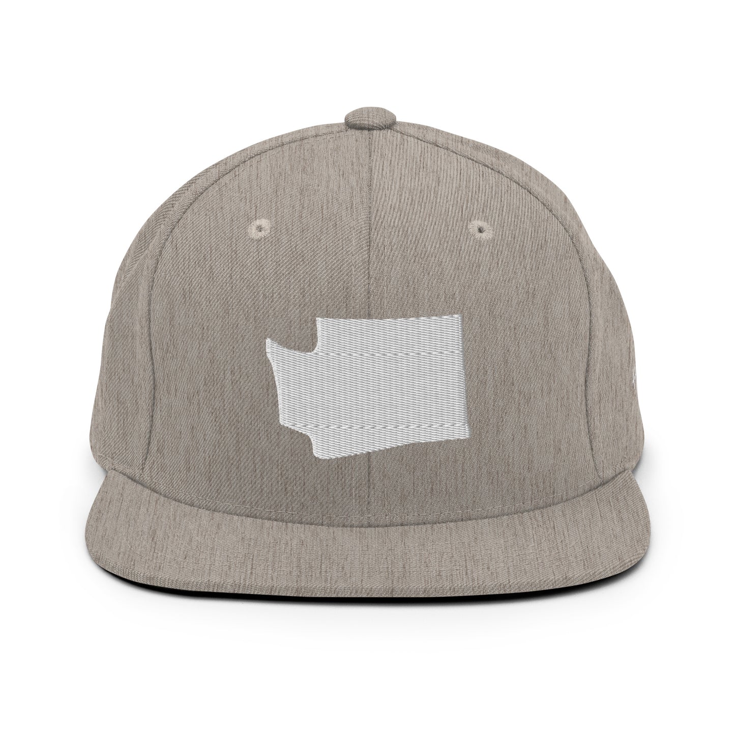 Washington State Silhouette 6 Panel Snapback Hat