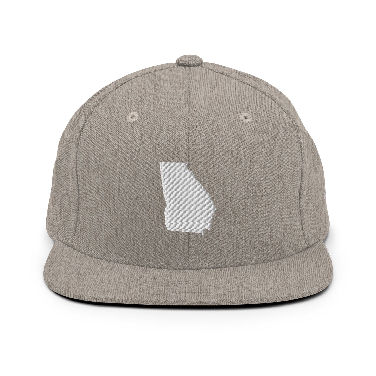 Georgia State Silhouette 6 Panel Snapback Hat