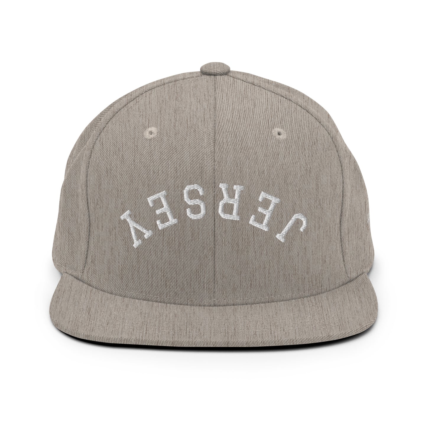 New Jersey "Jersey" Upside Down Arch 6 Panel Snapback Hat