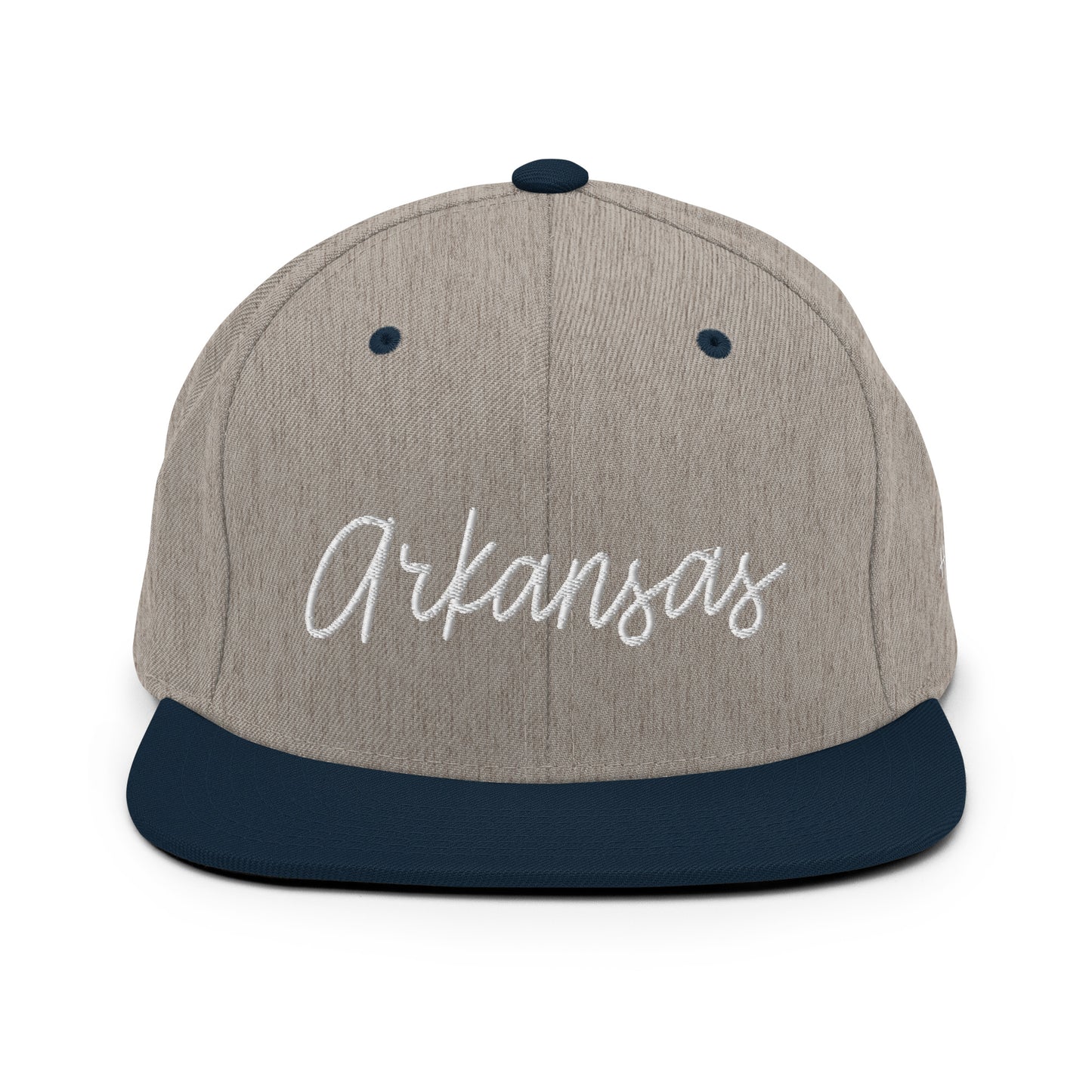 Arkansas Retro Script 6 Panel Snapback Hat