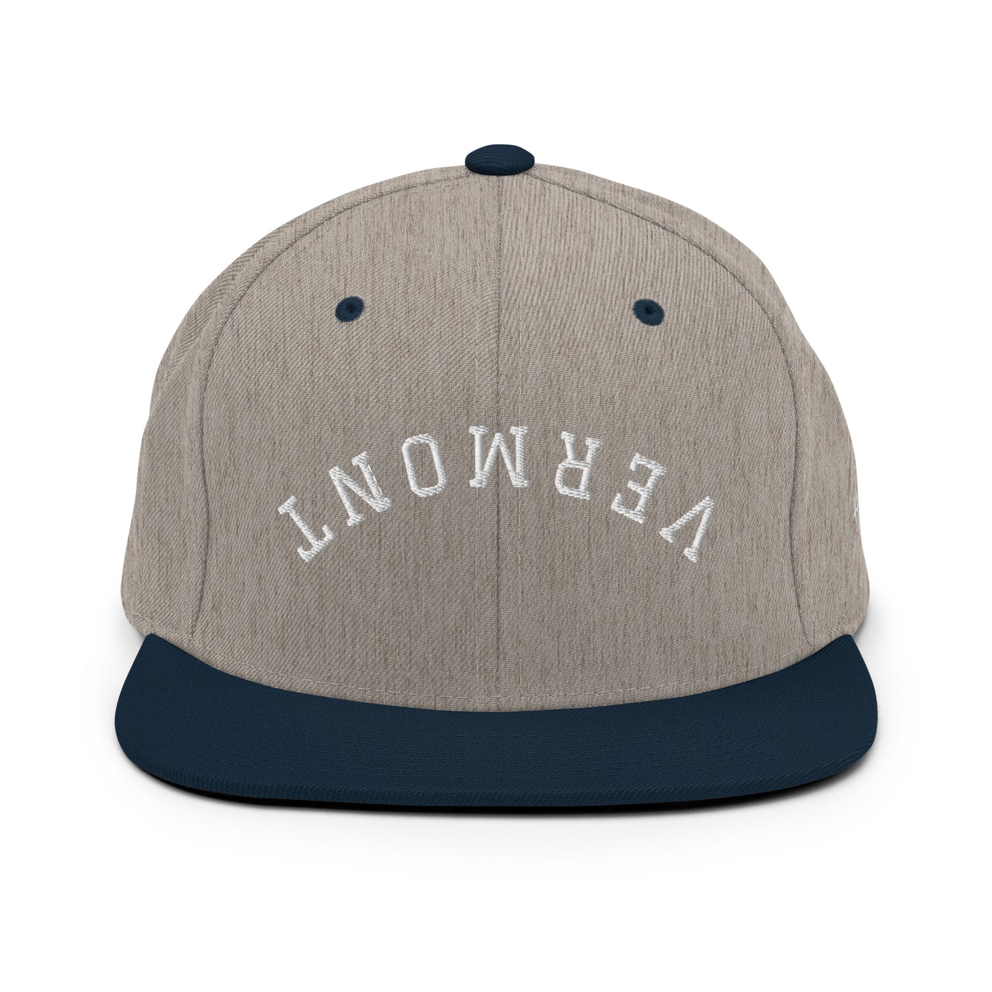 Vermont Upside Down Arch 6 Panel Snapback Hat