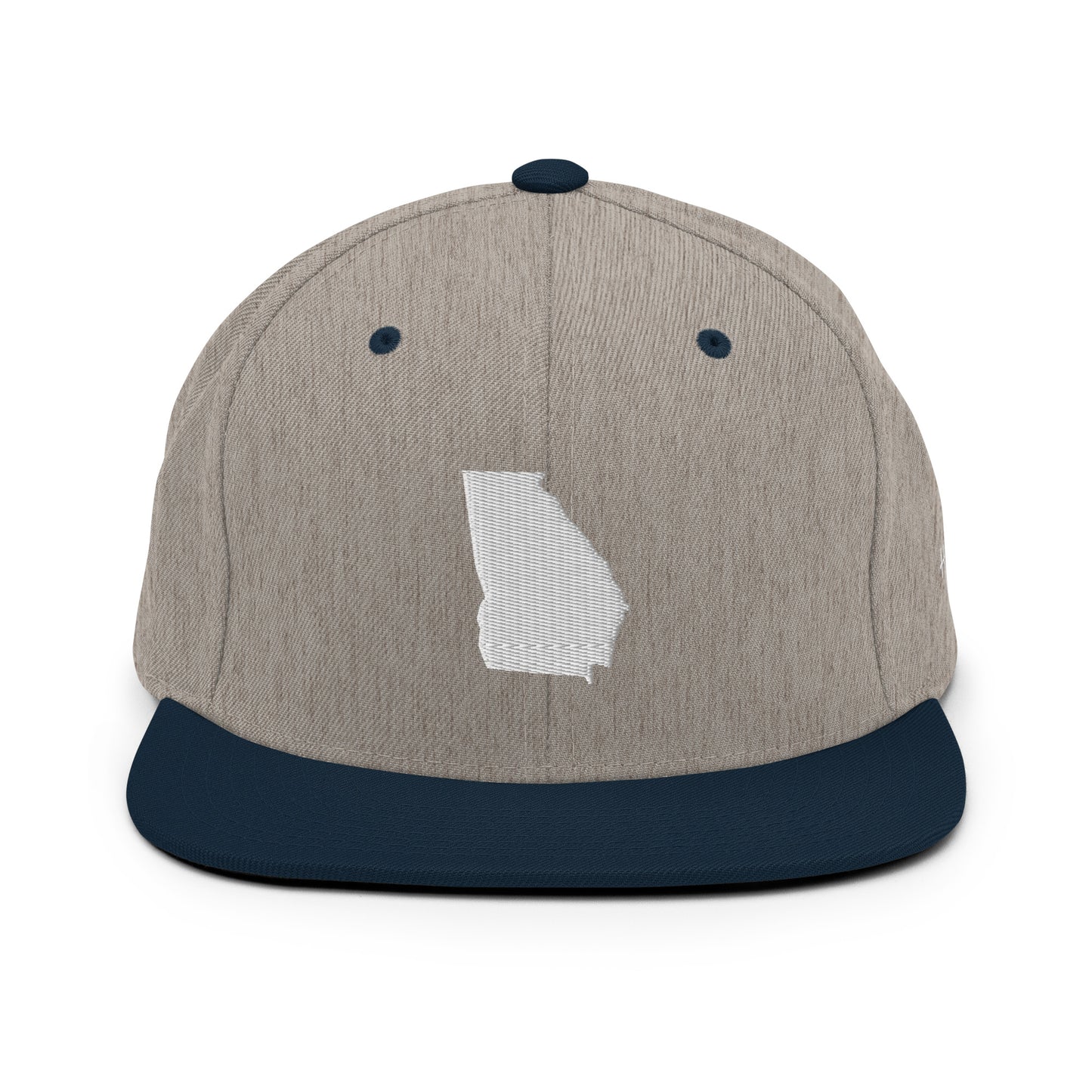 Georgia State Silhouette 6 Panel Snapback Hat