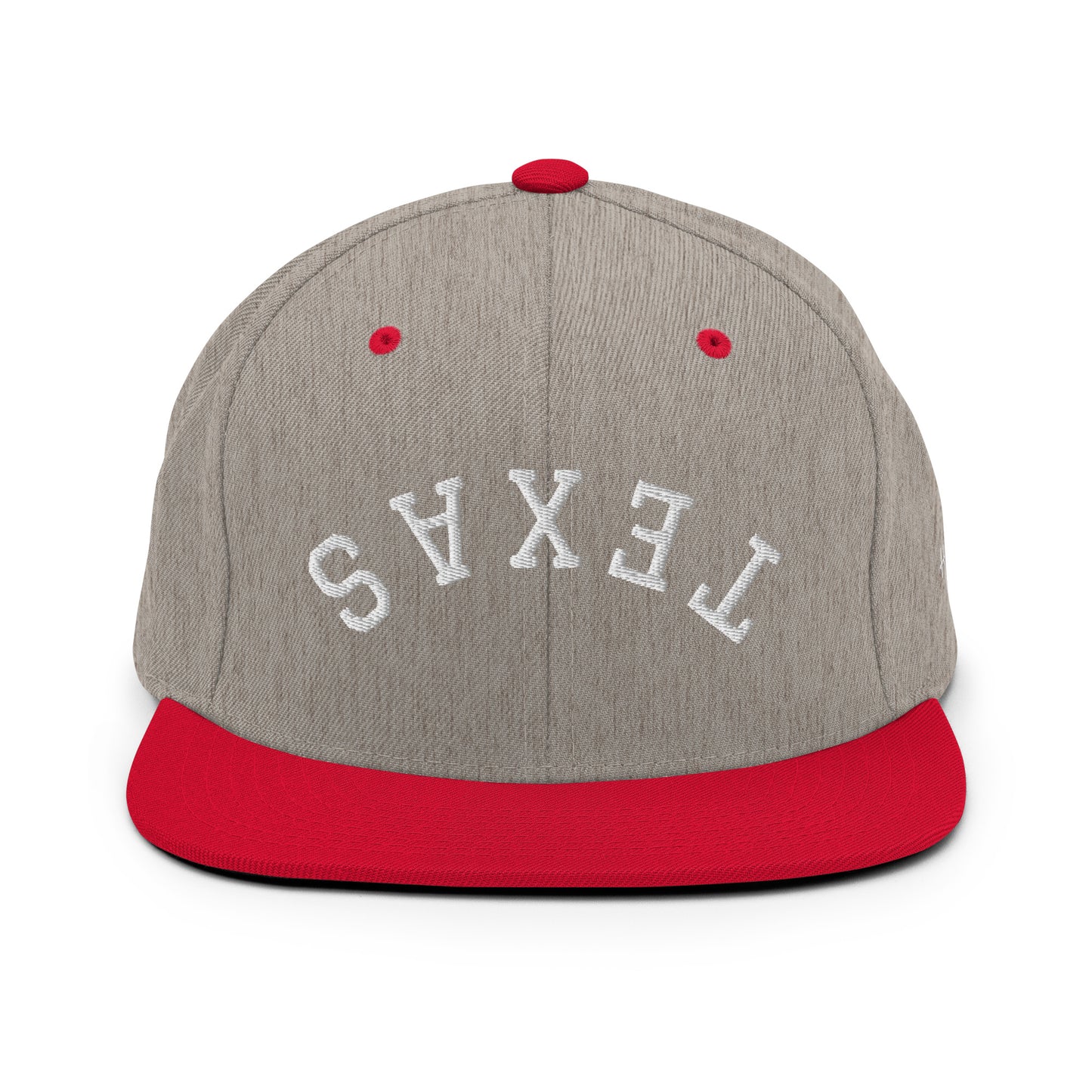 Texas Upside Down Arch 6 Panel Snapback Hat