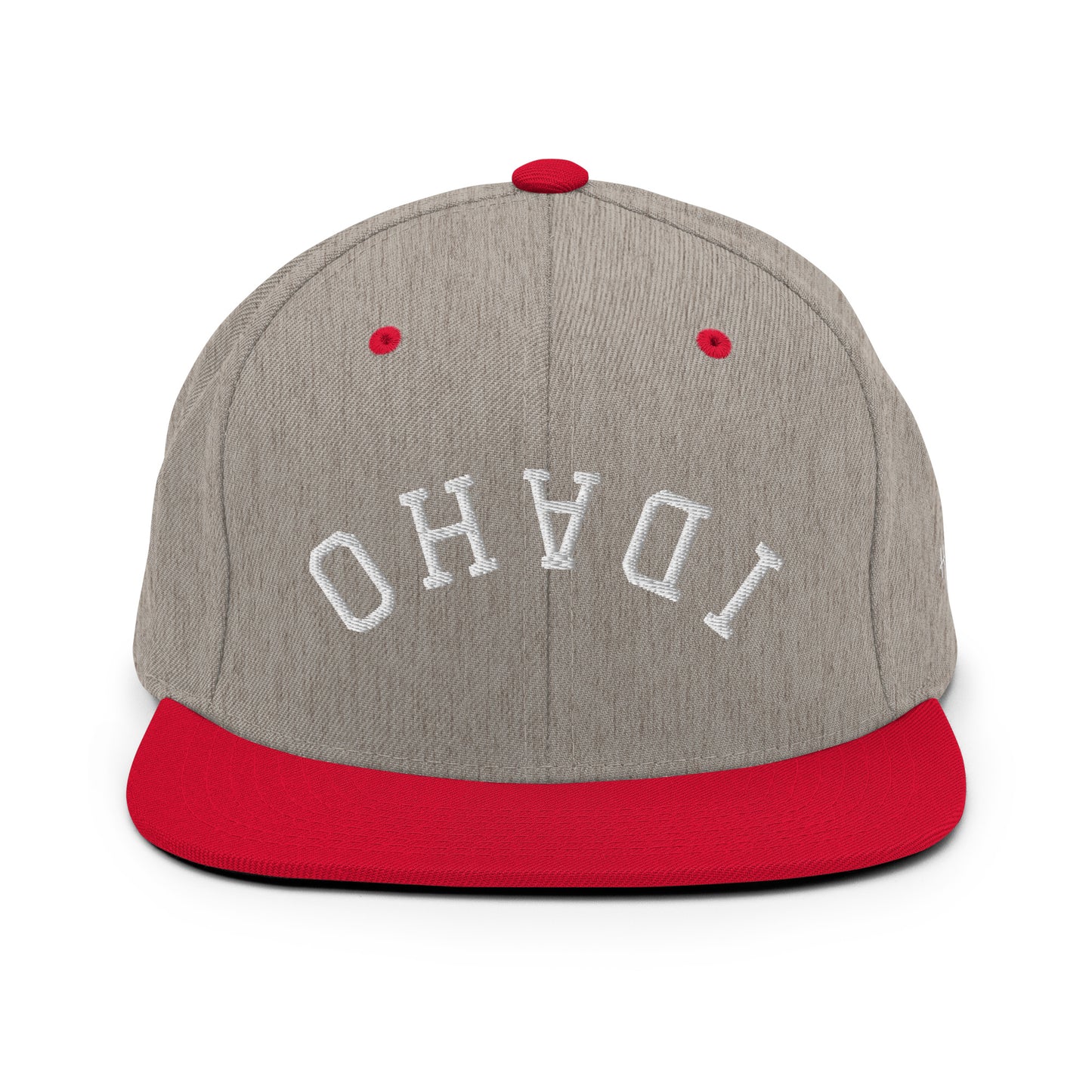 Idaho Upside Down Arch 6 Panel Snapback Hat