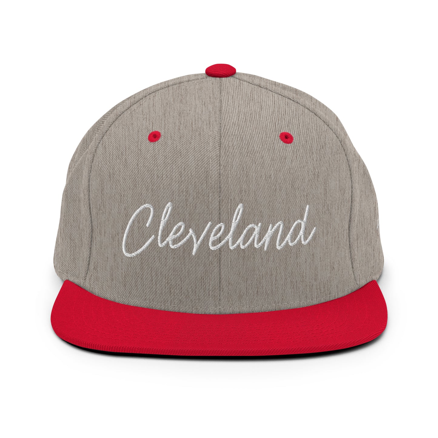 Cleveland Retro Script 6 Panel Snapback Hat