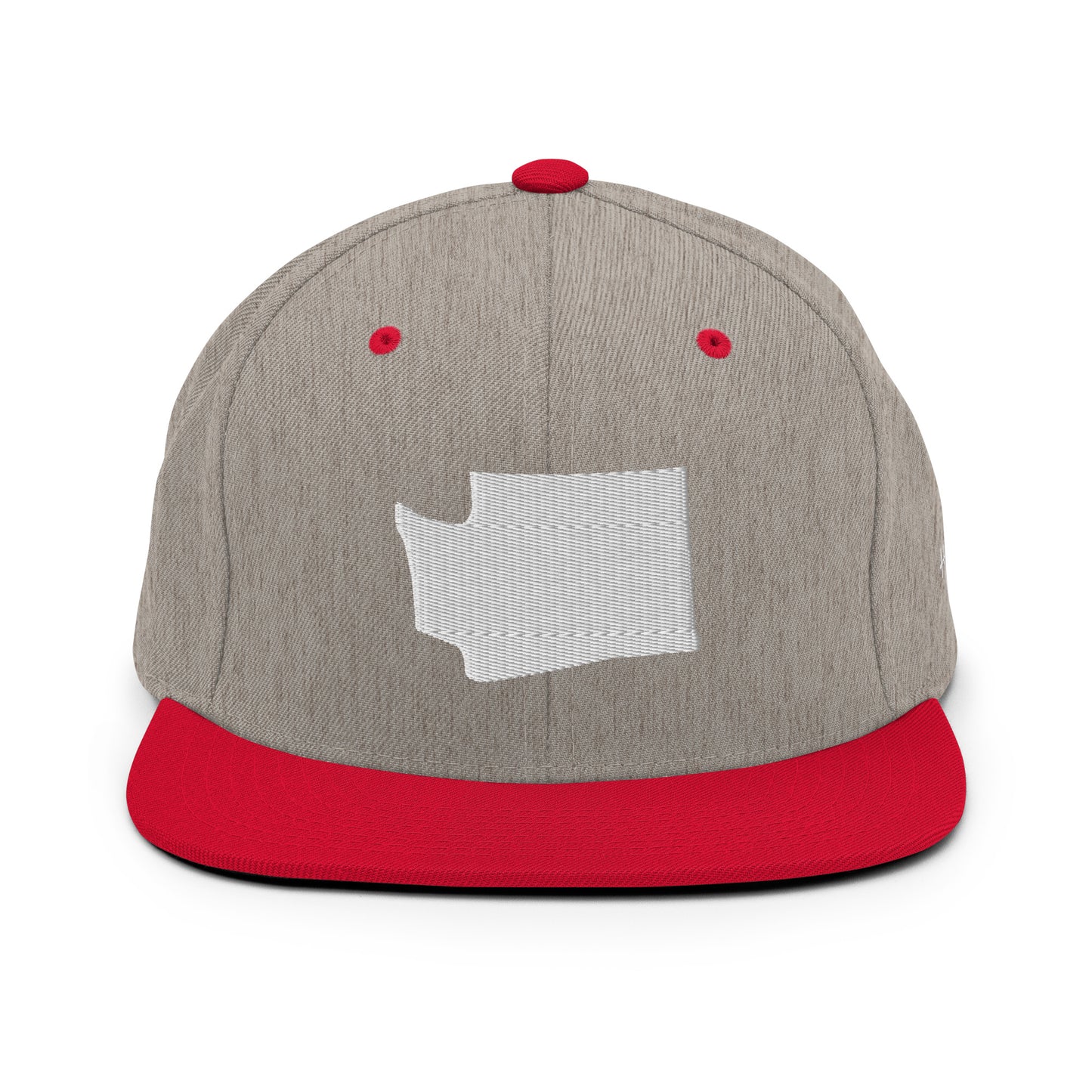 Washington State Silhouette 6 Panel Snapback Hat