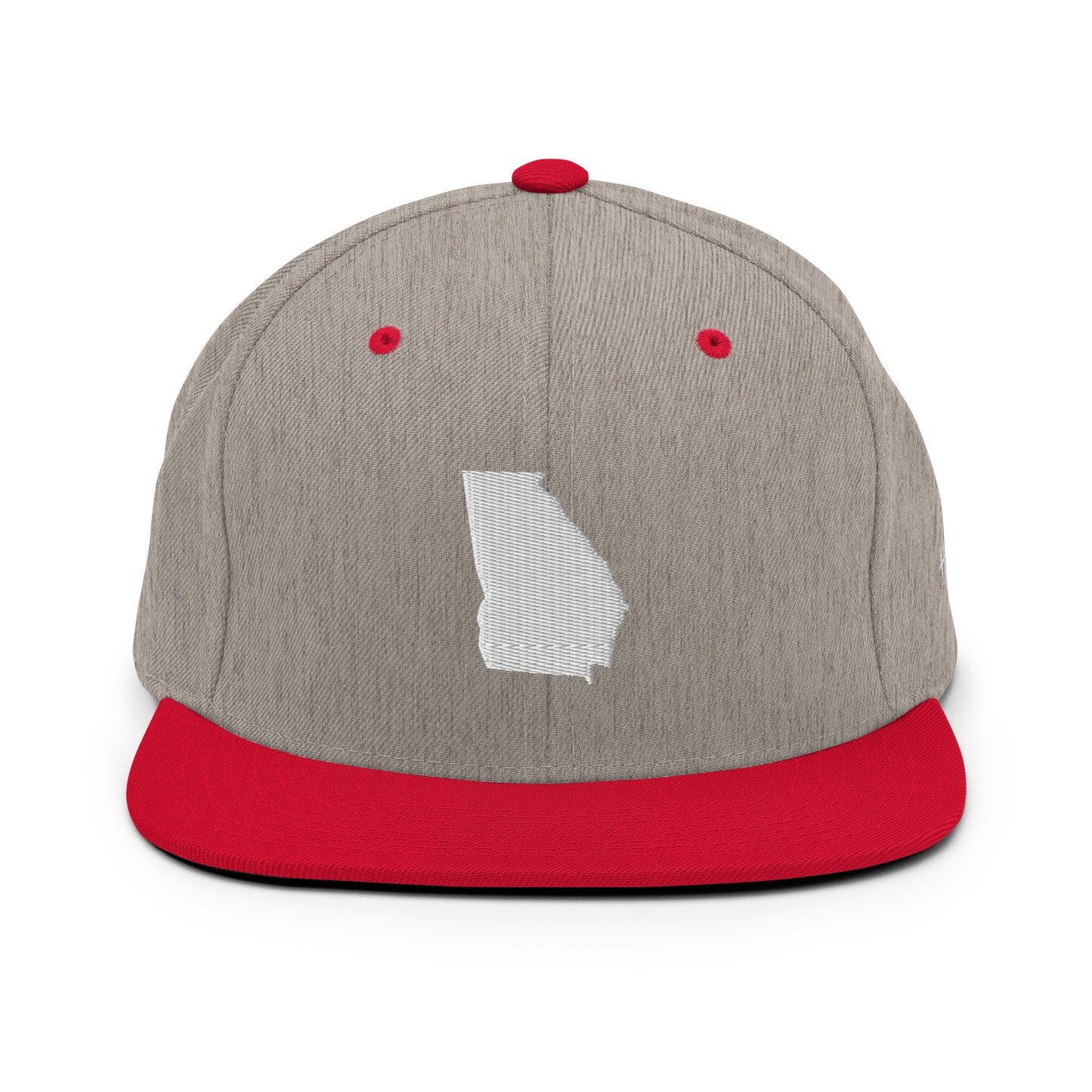 Georgia State Silhouette 6 Panel Snapback Hat