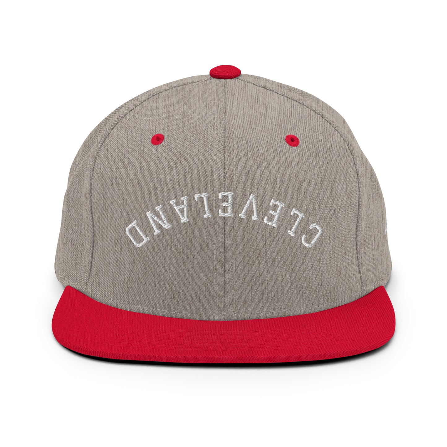 Cleveland Upside Down Arch 6 Panel Snapback Hat