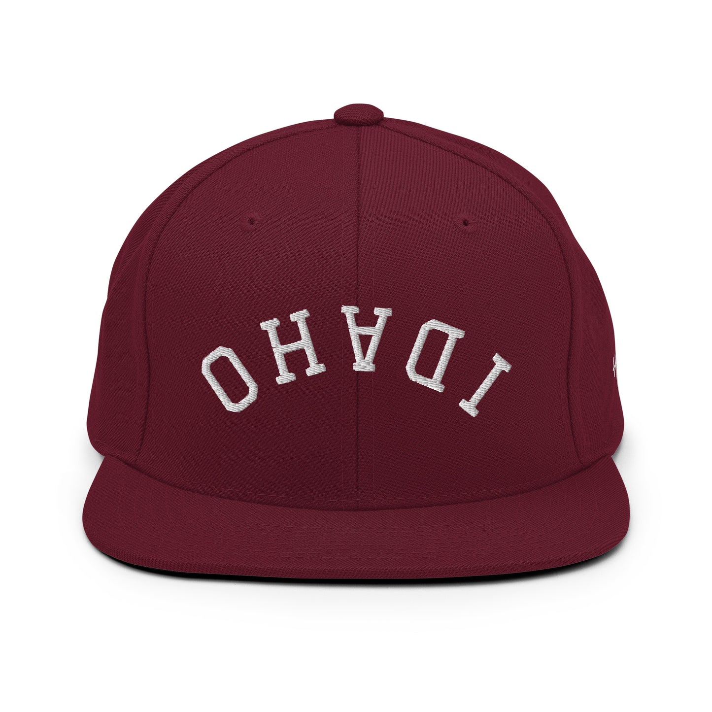 Idaho Upside Down Arch 6 Panel Snapback Hat