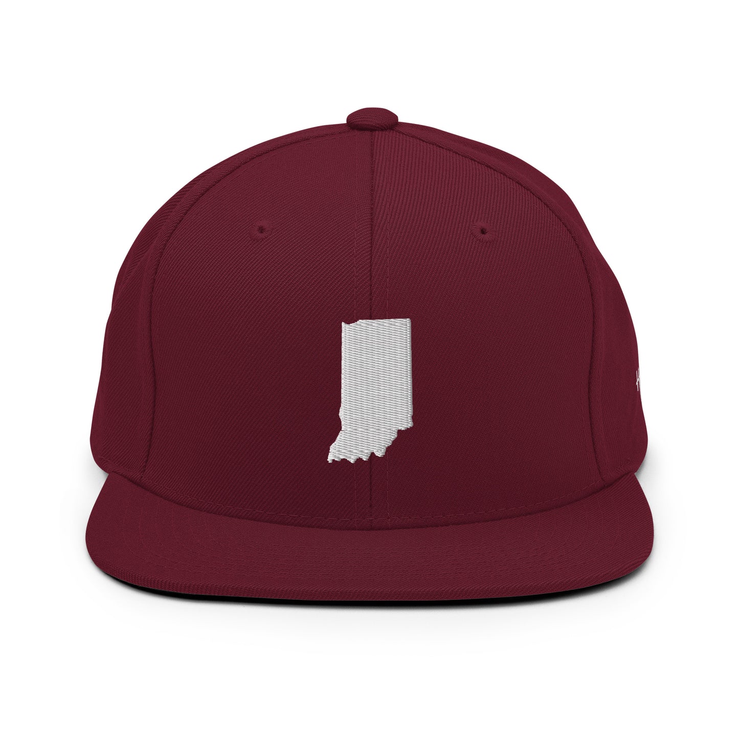 Indiana State Silhouette 6 Panel Snapback Hat