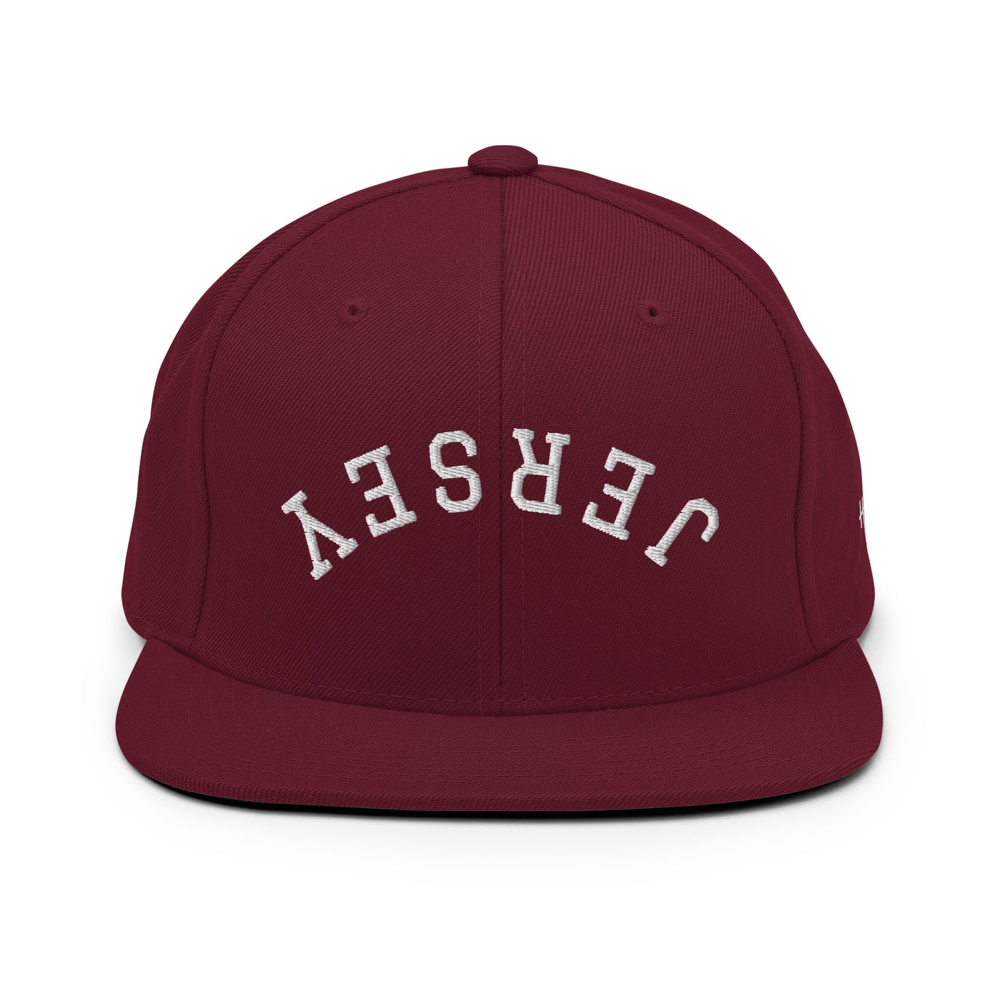 New Jersey "Jersey" Upside Down Arch 6 Panel Snapback Hat