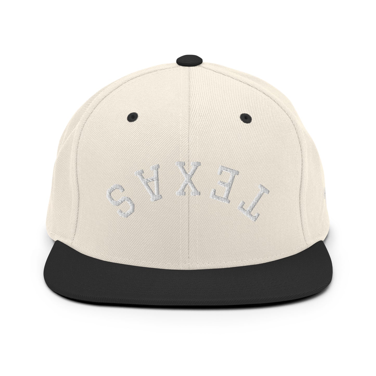 Texas Upside Down Arch 6 Panel Snapback Hat