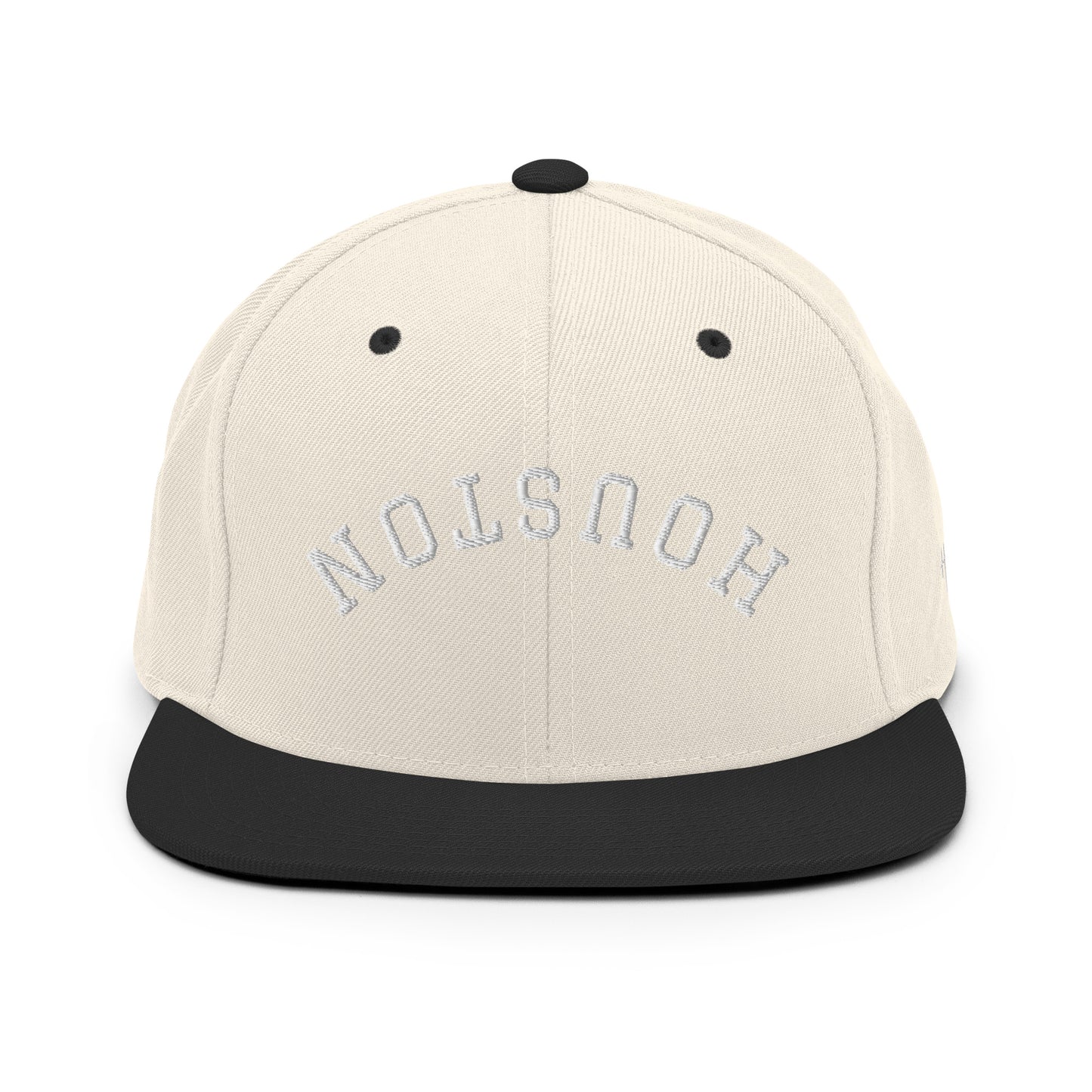 Houston Upside Down Arch 6 Panel Snapback Hat