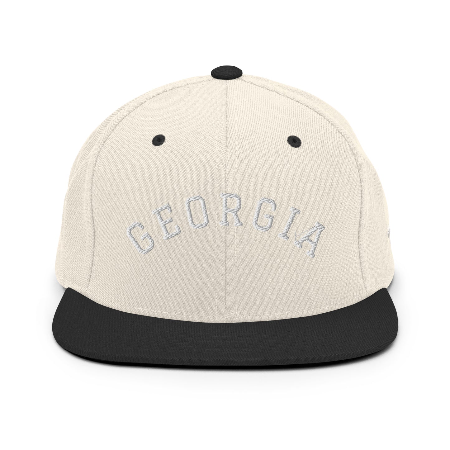 Georgia Arch 6 Panel Snapback Hat