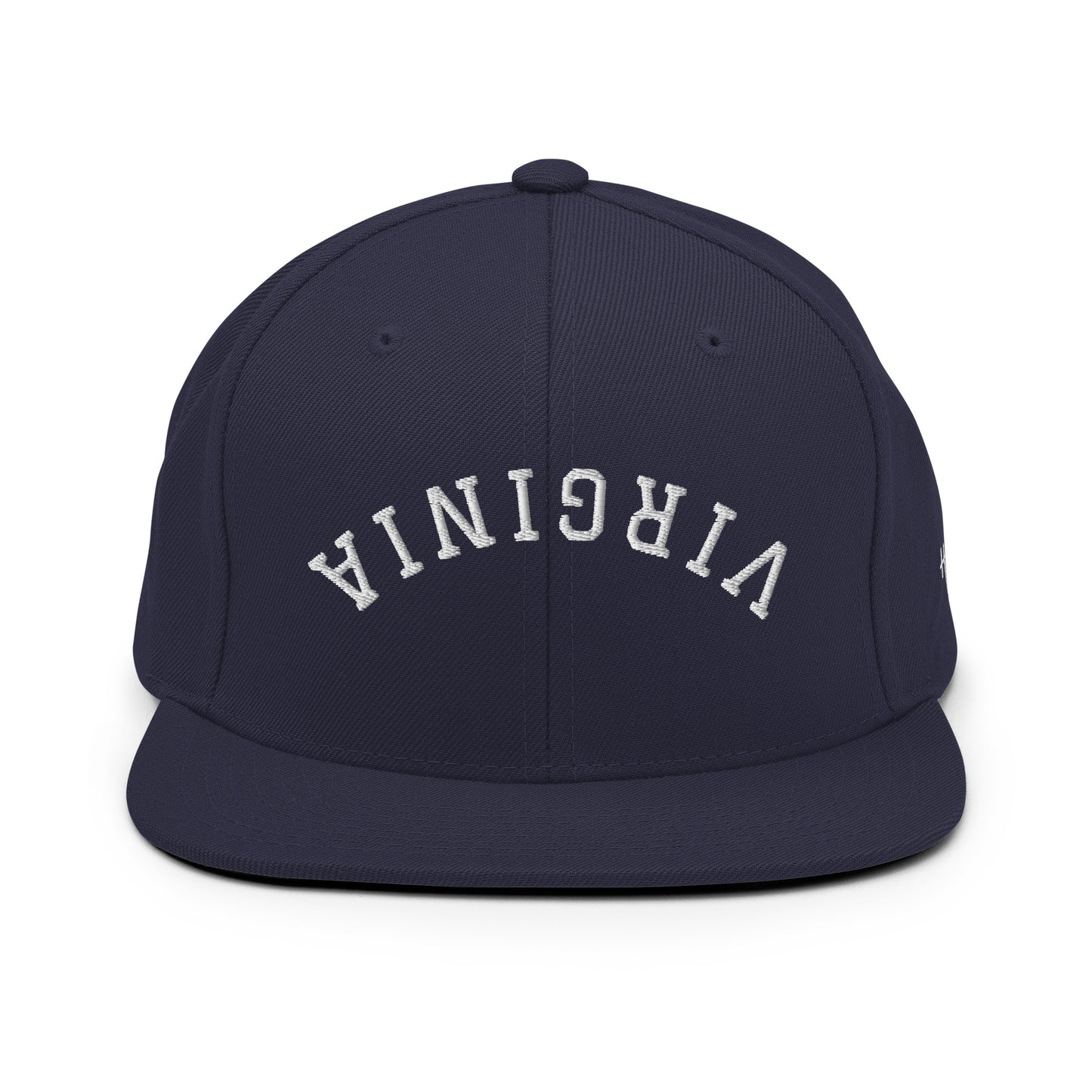 Virginia Upside Down Arch 6 Panel Snapback Hat