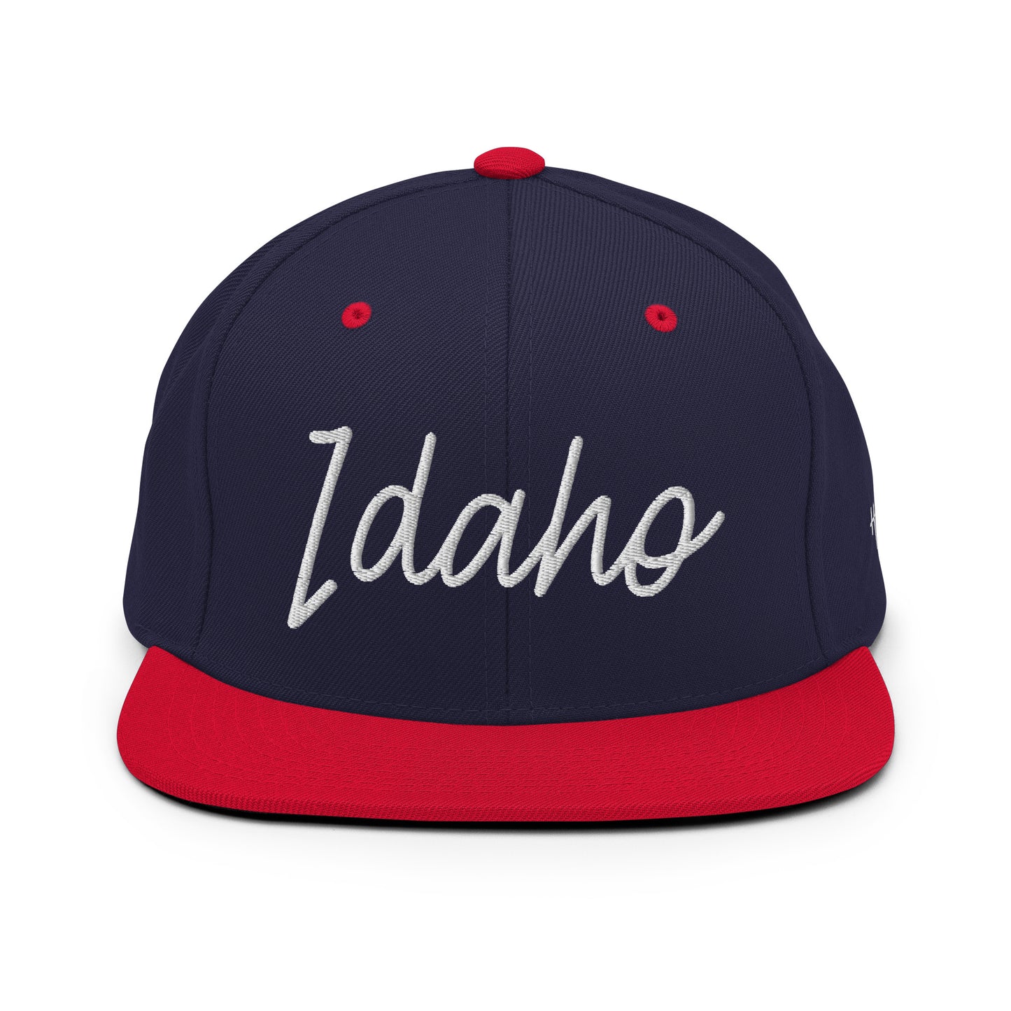 Idaho Retro Script 6 Panel Snapback Hat