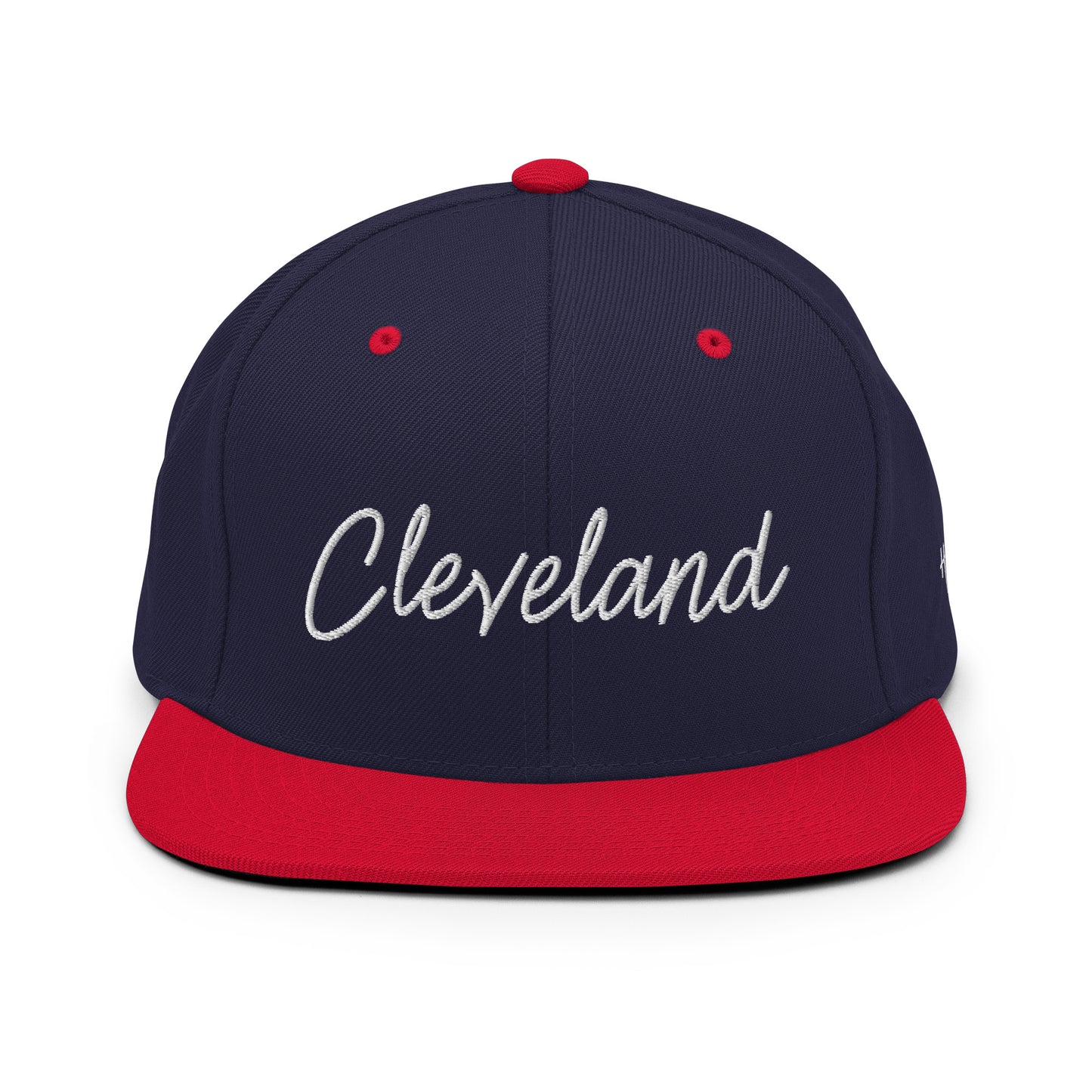 Cleveland Retro Script 6 Panel Snapback Hat