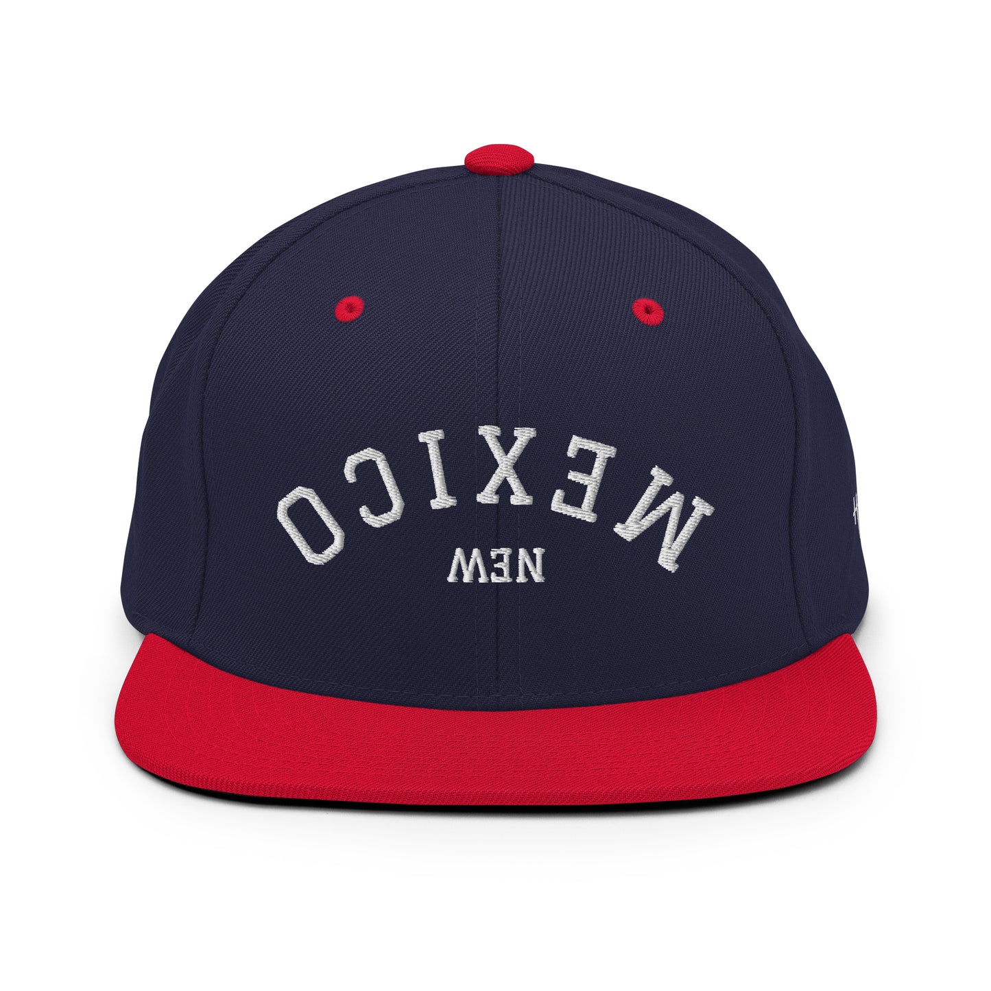 New Mexico Upside Down Arch 6 Panel Snapback Hat