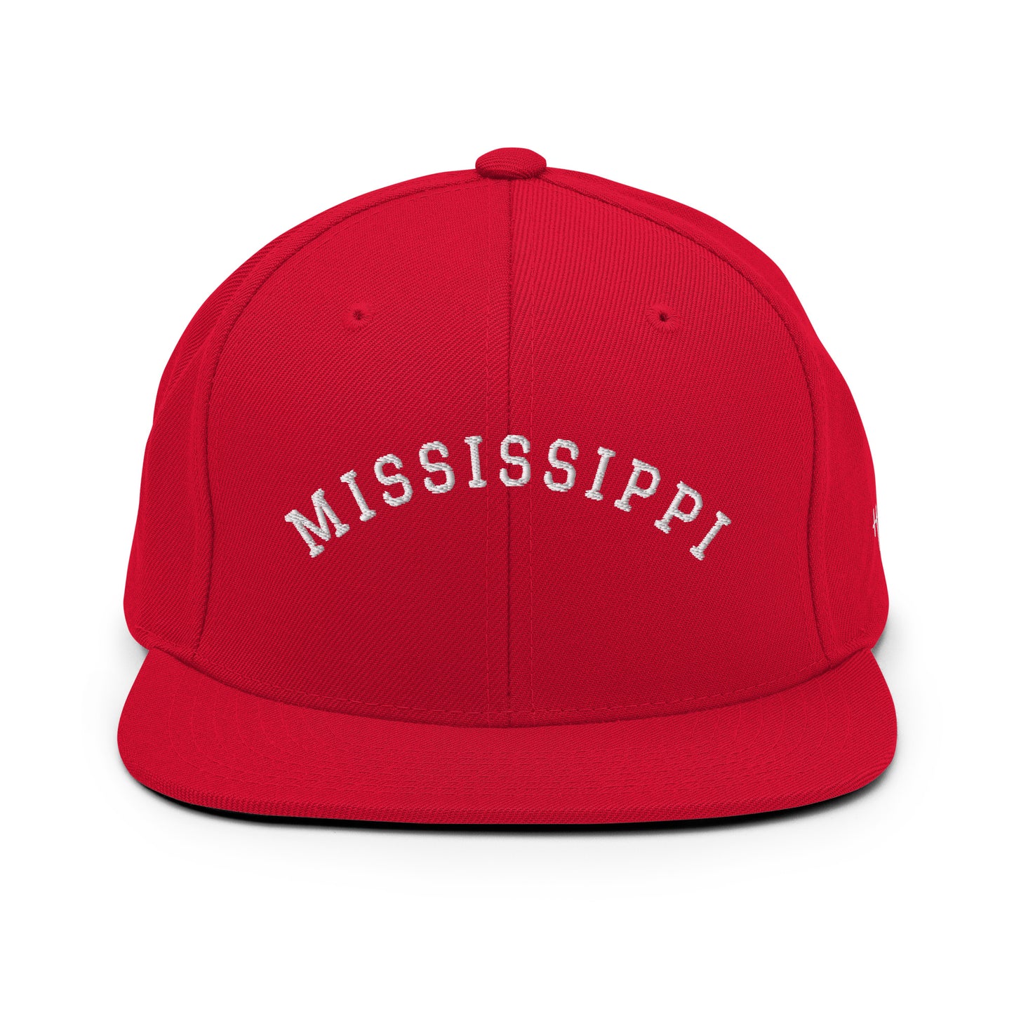 Mississippi Arch 6 Panel Snapback Hat