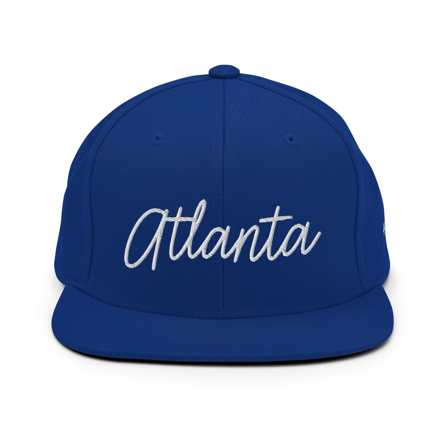 Atlanta Retro Script 6 Panel Snapback Hat