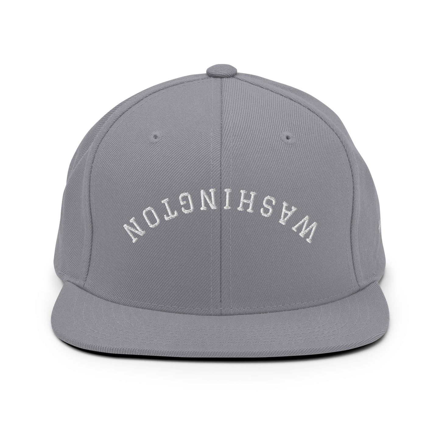 Washington Upside Down Arch 6 Panel Snapback Hat