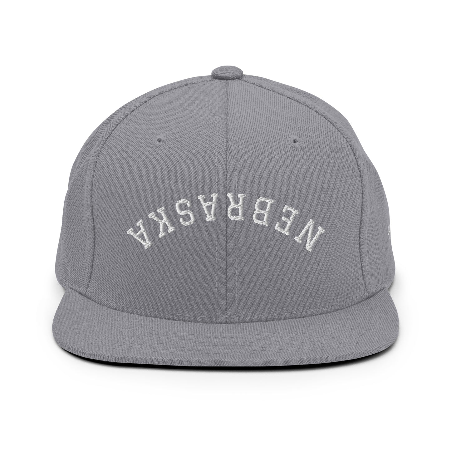 Nebraska Upside Down Arch 6 Panel Snapback Hat