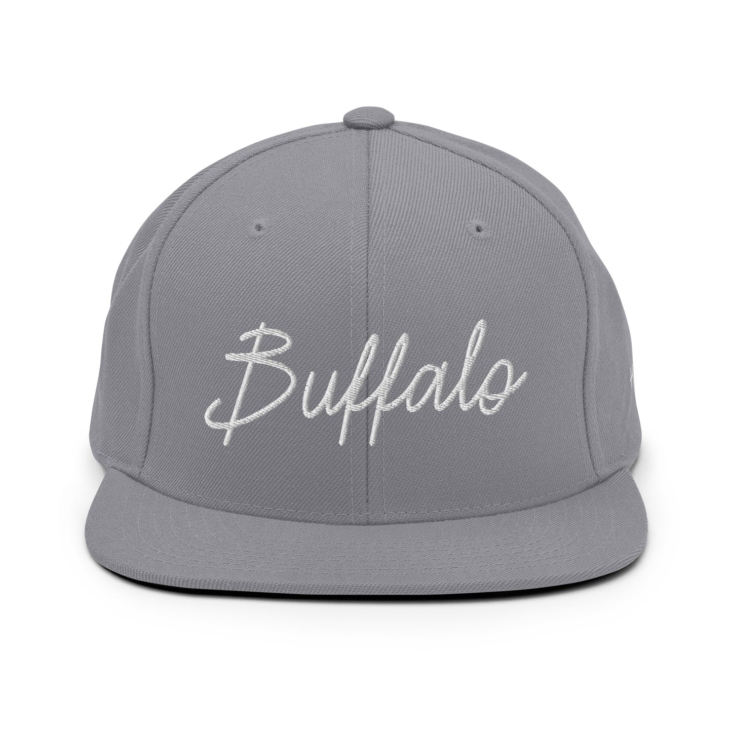 Buffalo Retro Script 6 Panel Snapback Hat