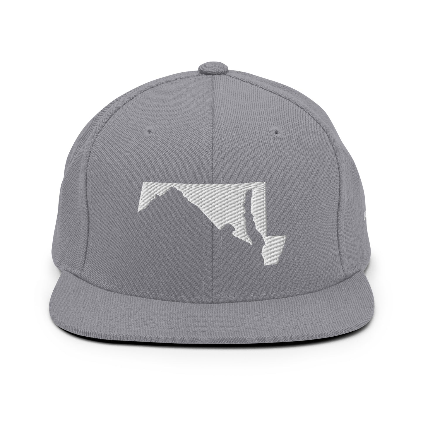 Maryland State Silhouette 6 Panel Snapback Hat