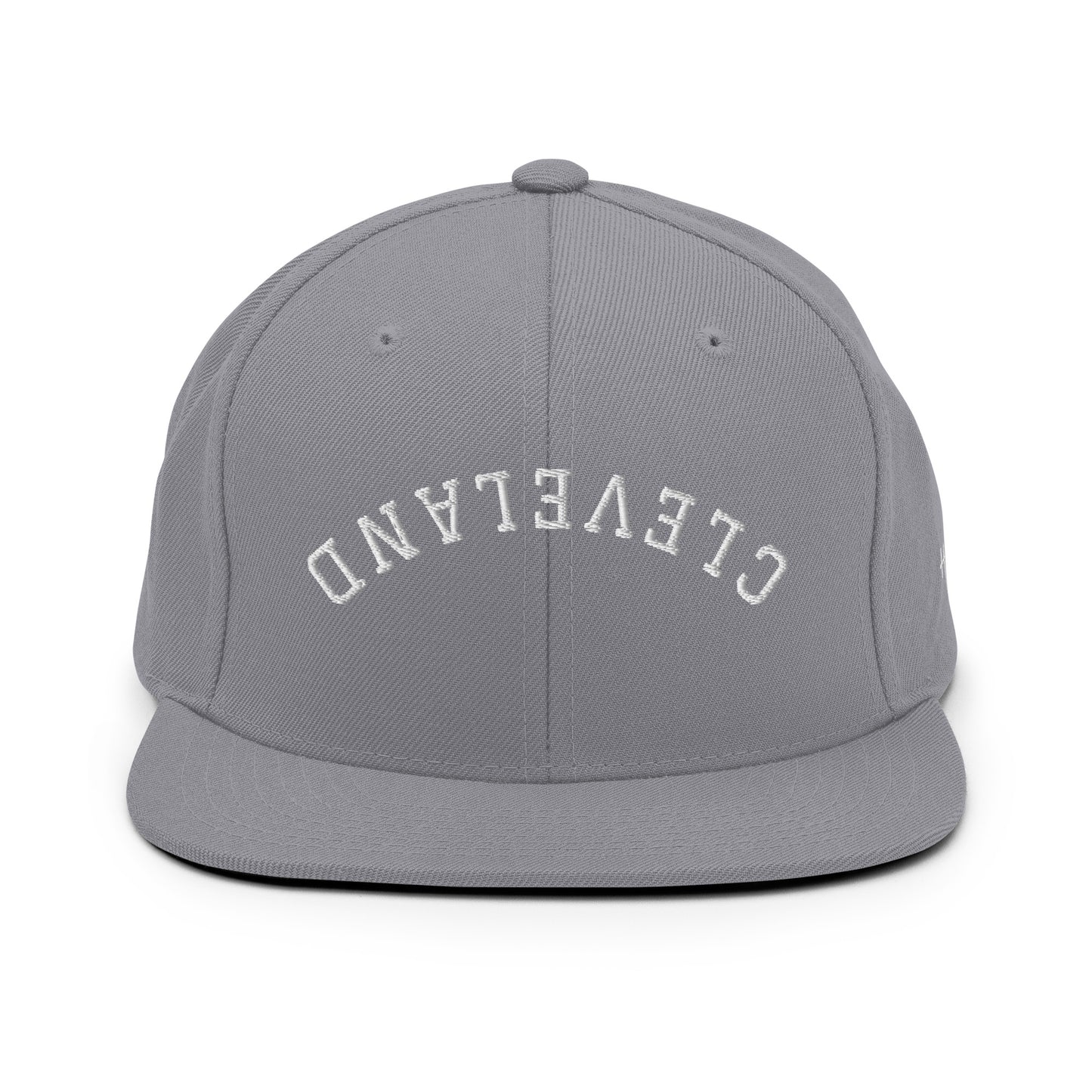 Cleveland Upside Down Arch 6 Panel Snapback Hat