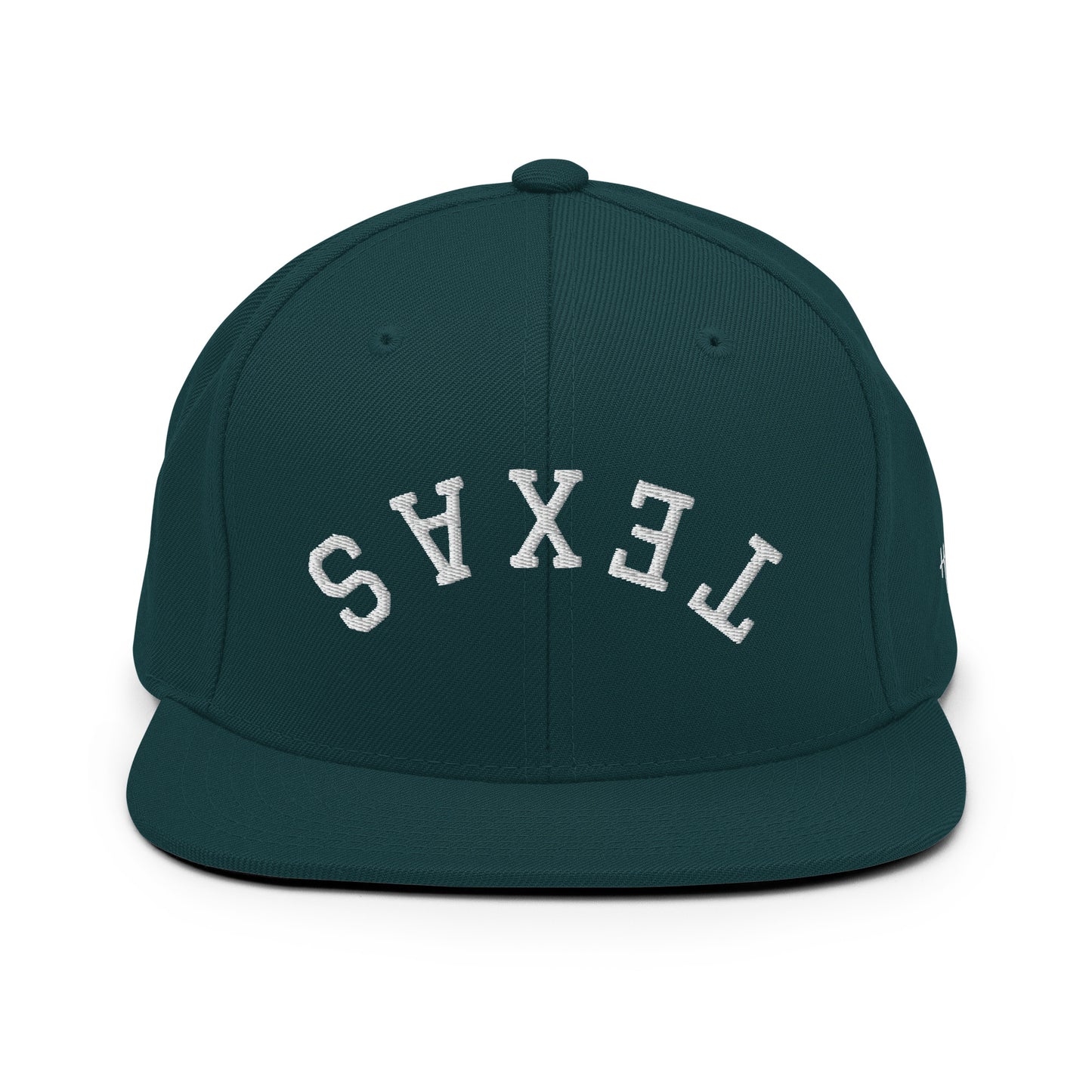 Texas Upside Down Arch 6 Panel Snapback Hat