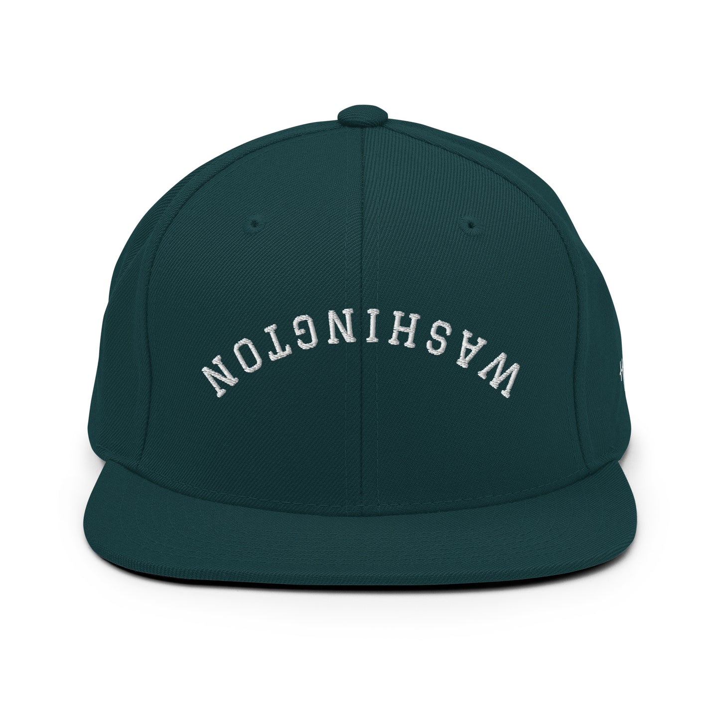 Washington Upside Down Arch 6 Panel Snapback Hat