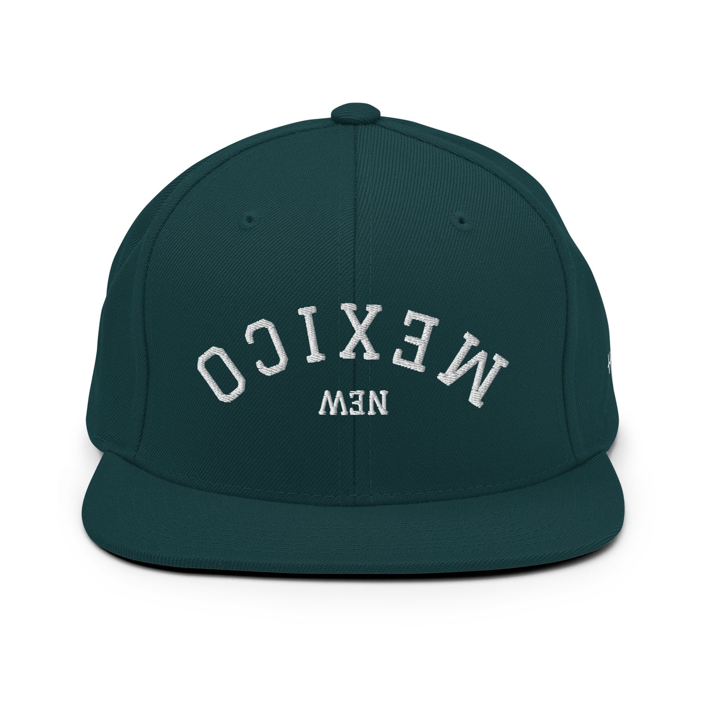 New Mexico Upside Down Arch 6 Panel Snapback Hat