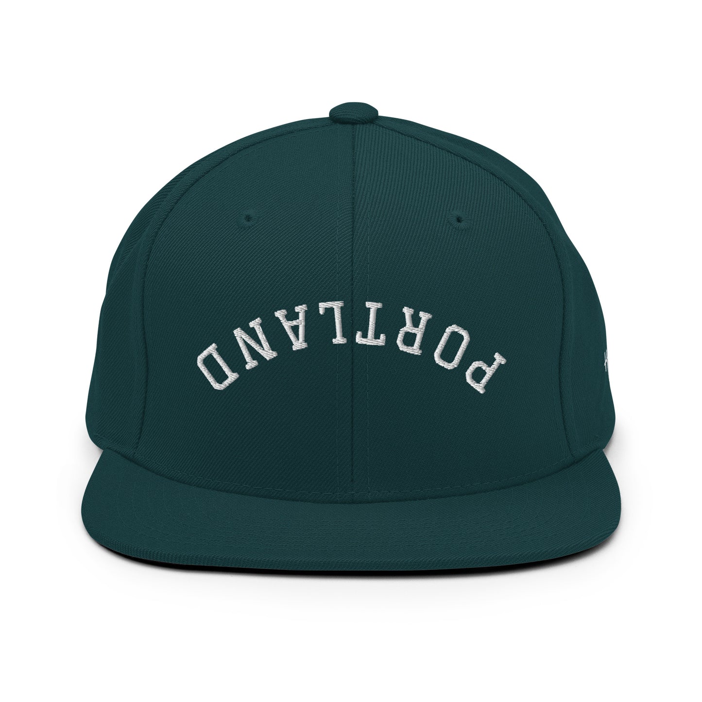 Portland Upside Down Arch 6 Panel Snapback Hat