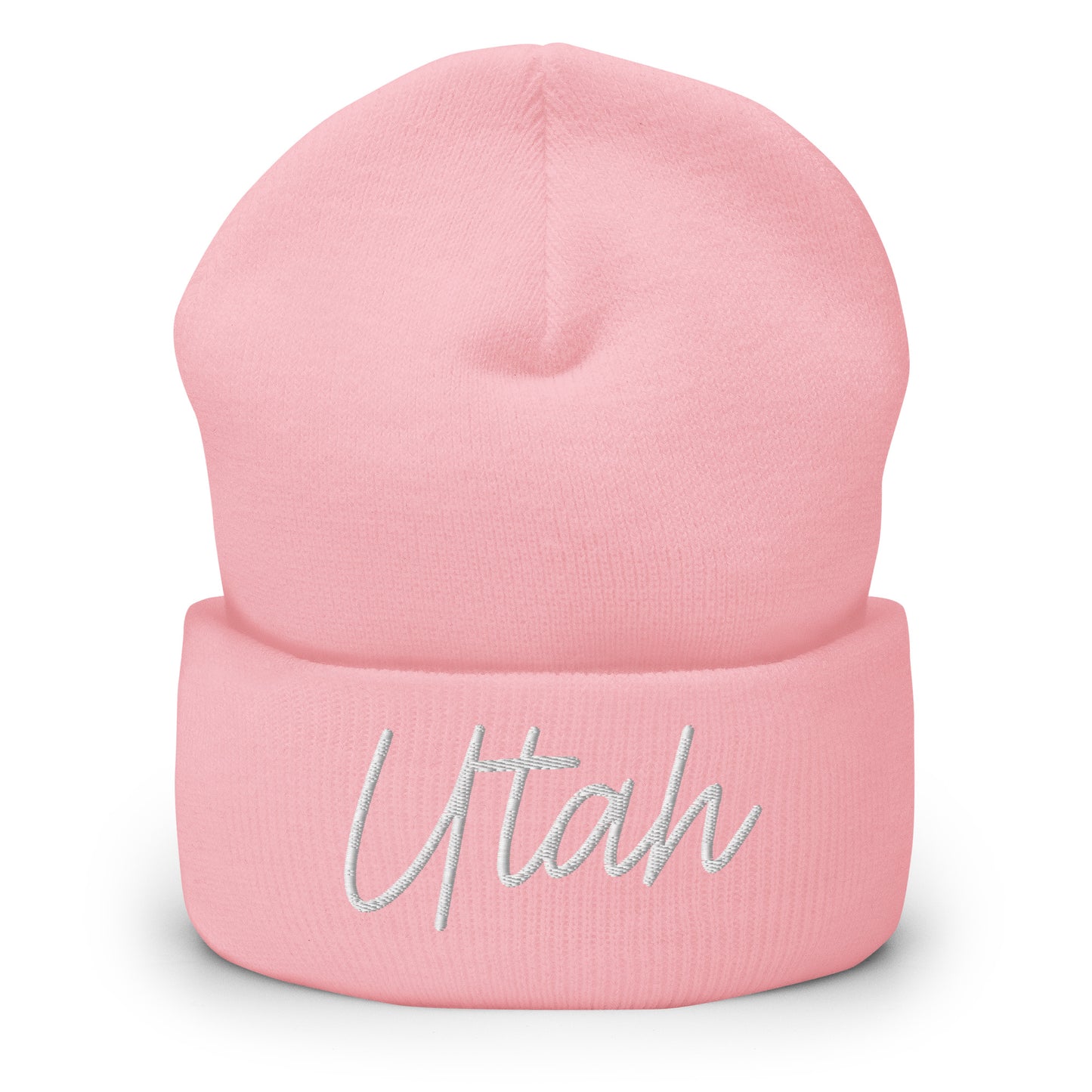 Utah Retro Script Cuffed Beanie Hat