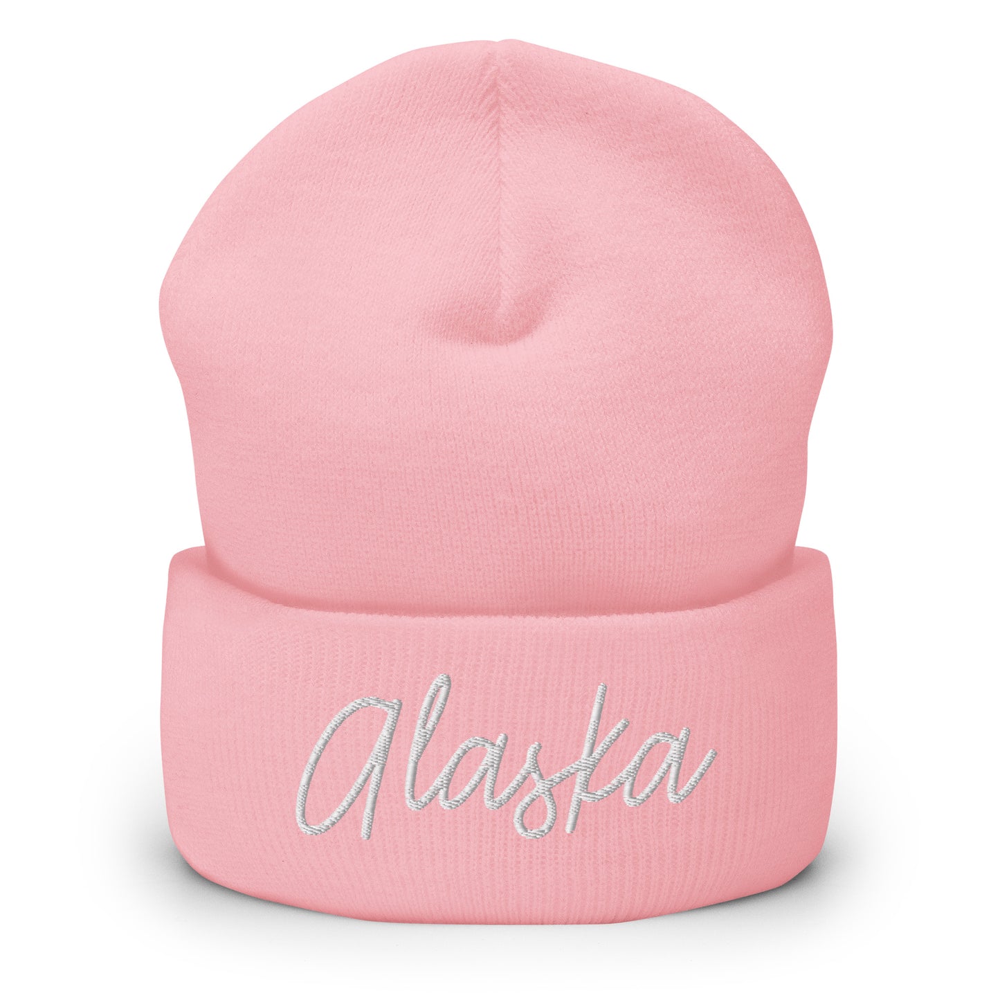 Alaska Retro Script Cuffed Beanie Hat