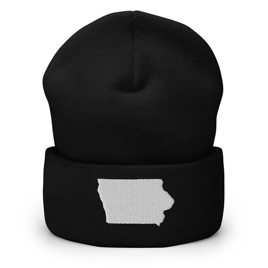 Iowa State Silhouette Cuffed Beanie Hat