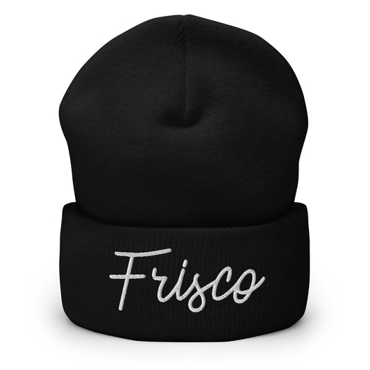 Frisco Retro Script Cuffed Beanie Hat