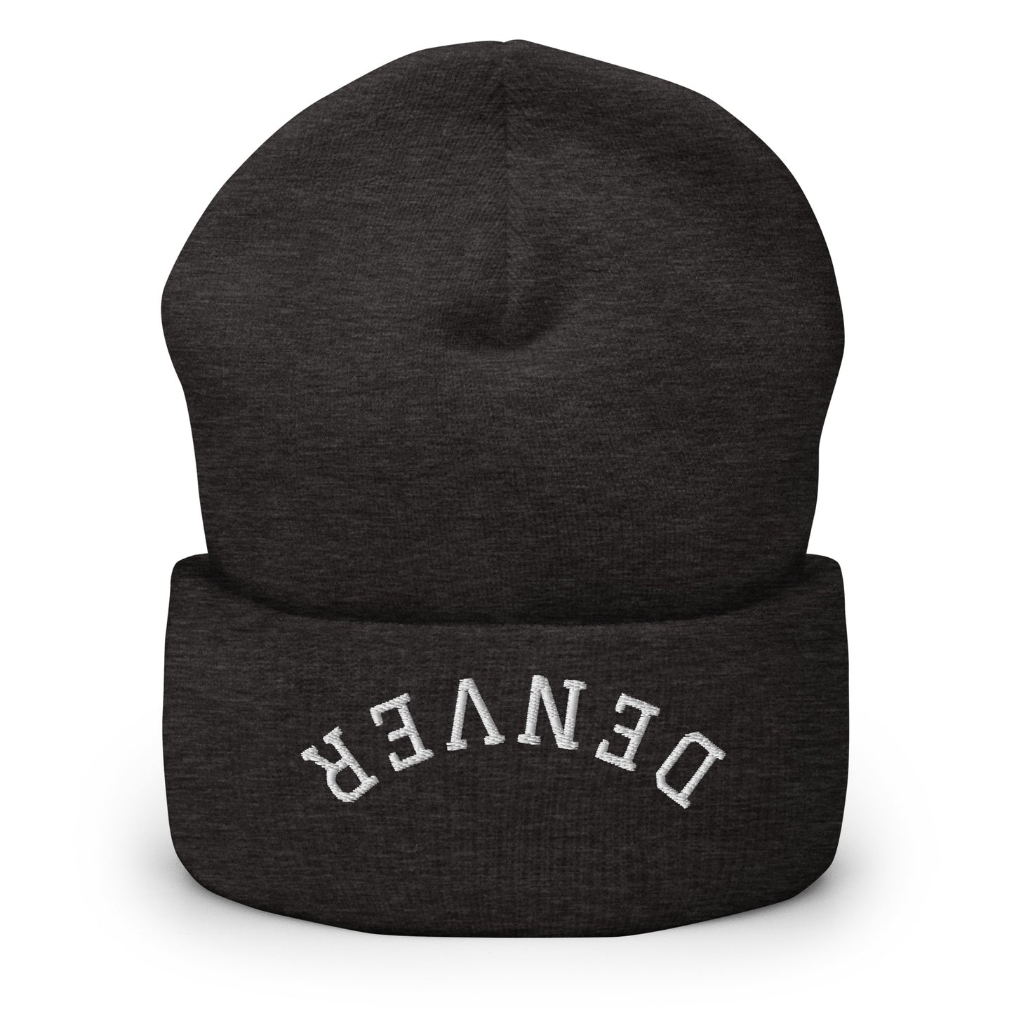 Denver Upside Down Arch Cuffed Beanie Hat