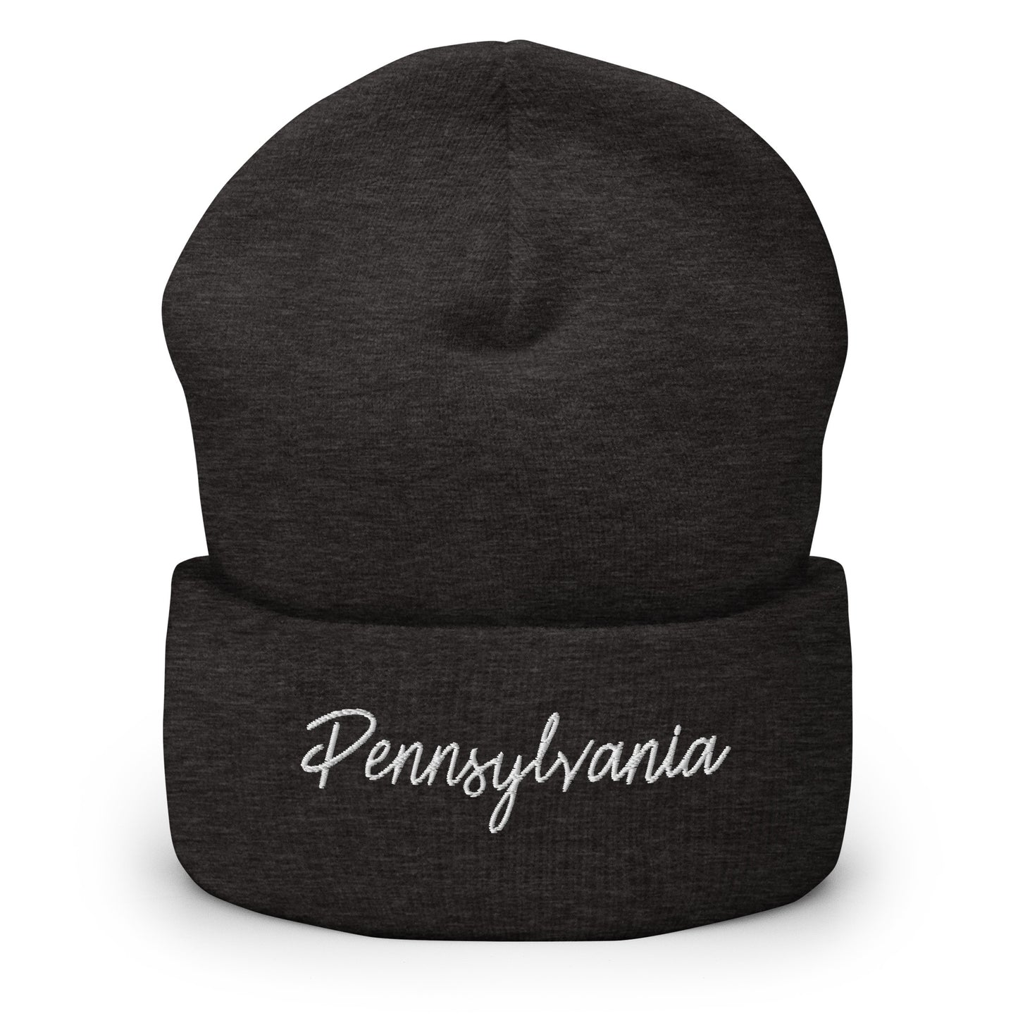 Pennsylvania Retro Script Cuffed Beanie Hat