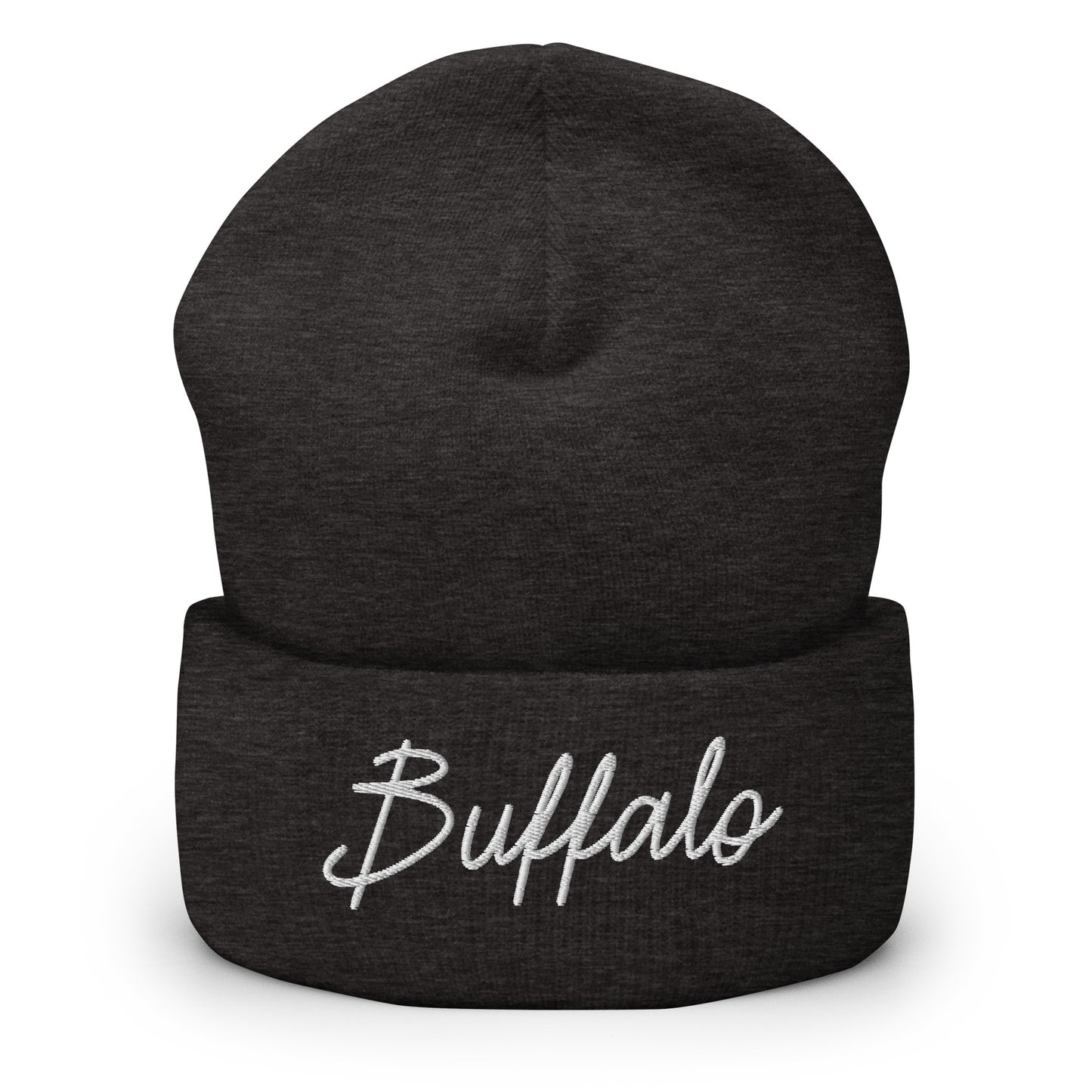 Buffalo Retro Script Cuffed Beanie Hat