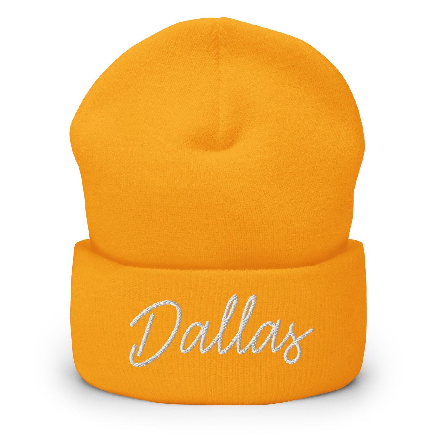 Dallas Retro Script Cuffed Beanie Hat