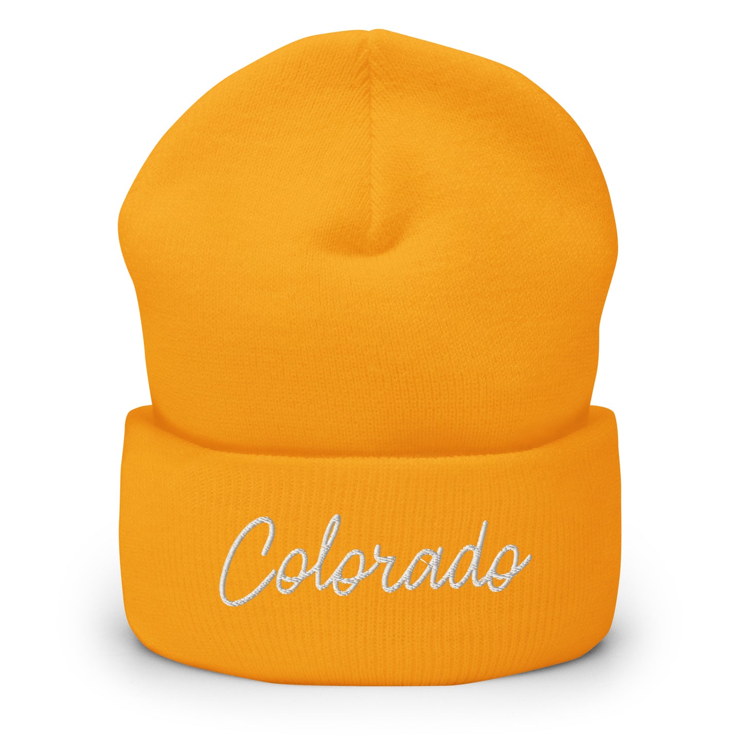 Colorado Retro Script Cuffed Beanie Hat