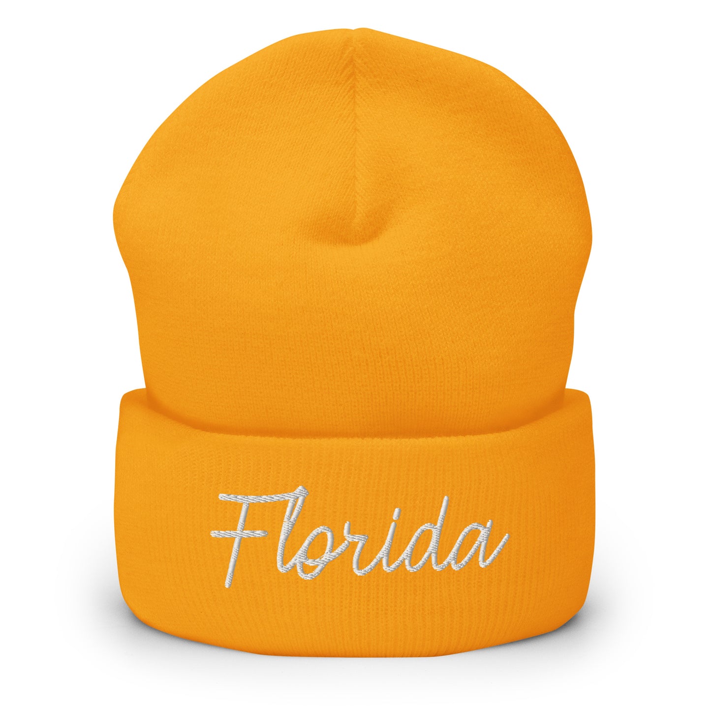 Florida Retro Script Cuffed Beanie Hat