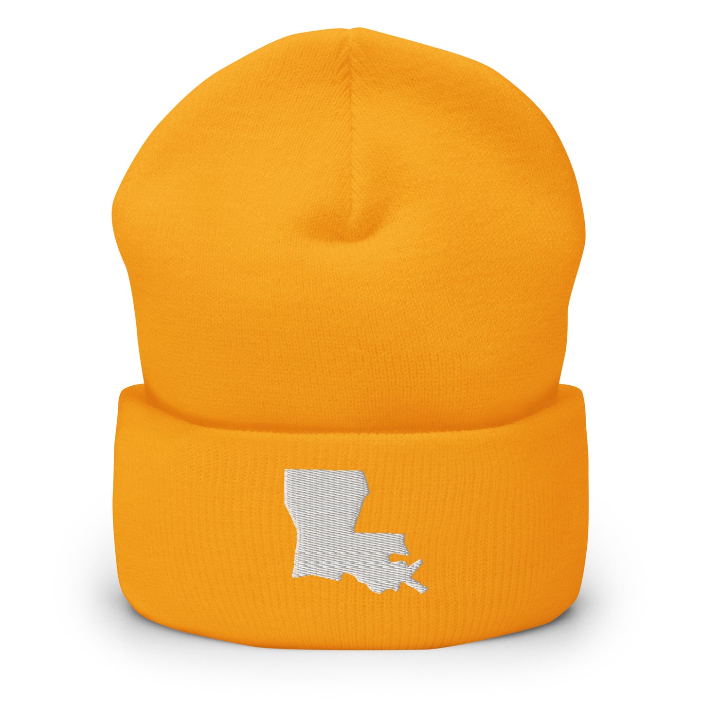 Louisiana State Silhouette Cuffed Beanie Hat