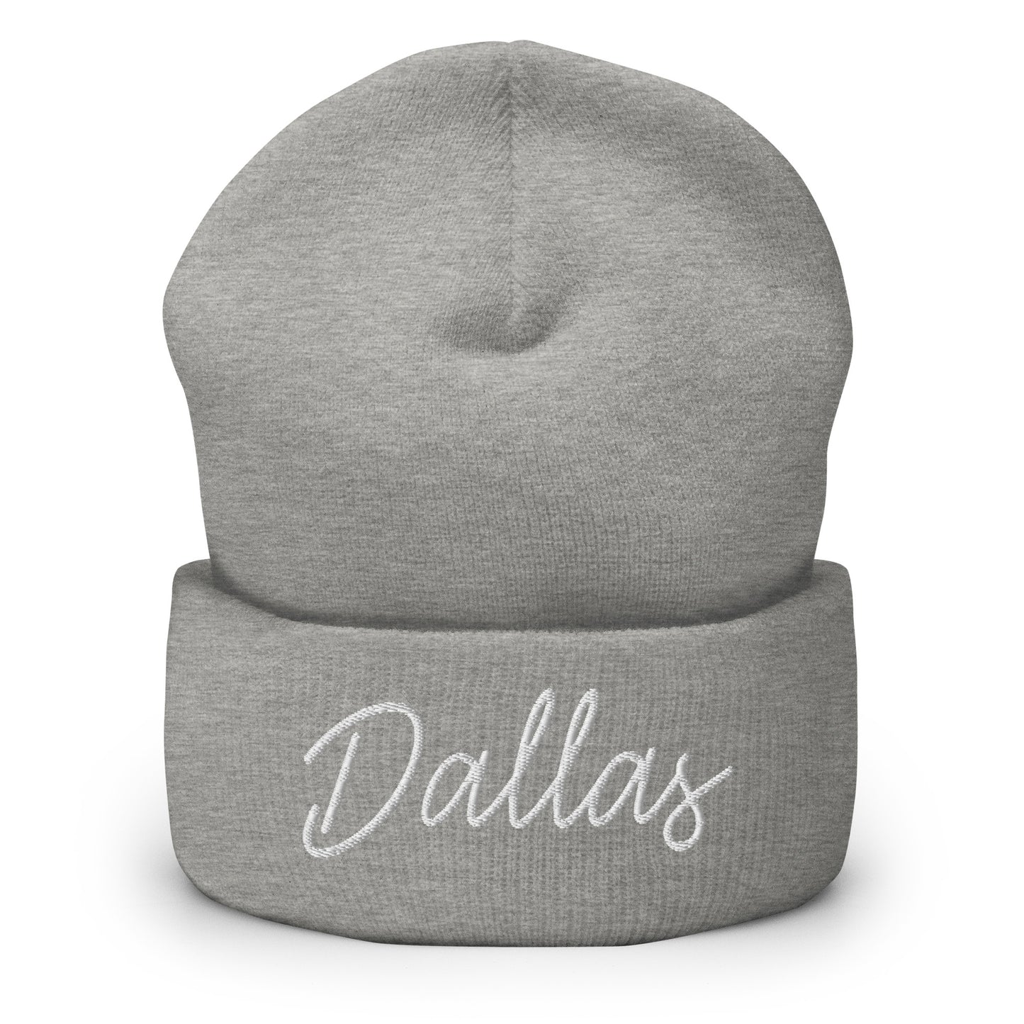 Dallas Retro Script Cuffed Beanie Hat