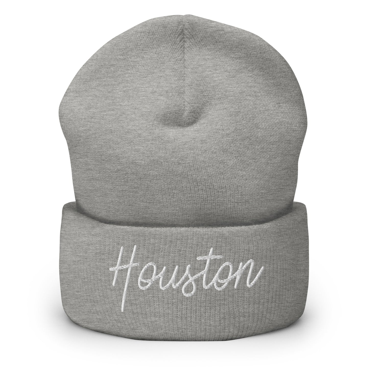 Houston Retro Script Cuffed Beanie Hat