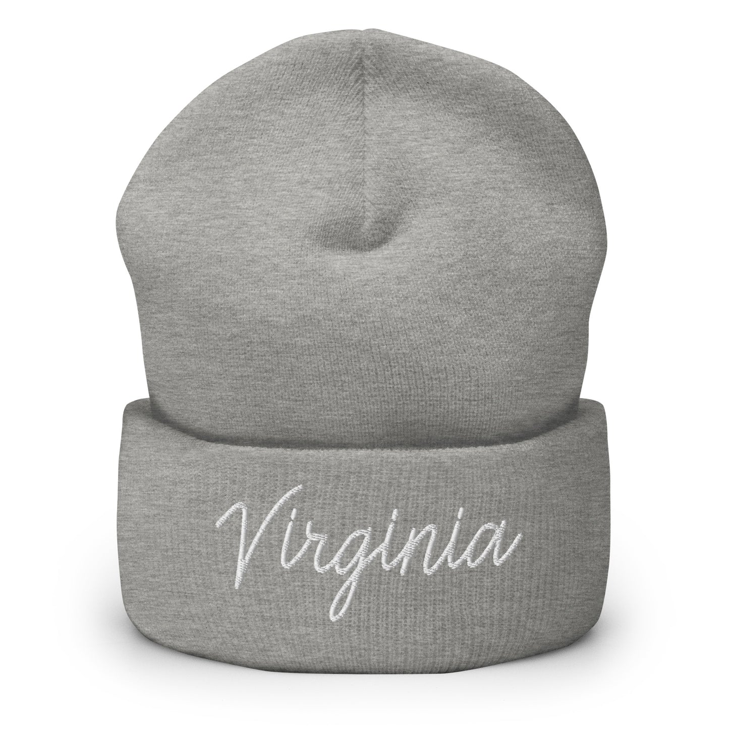 Virginia Retro Script Cuffed Beanie Hat