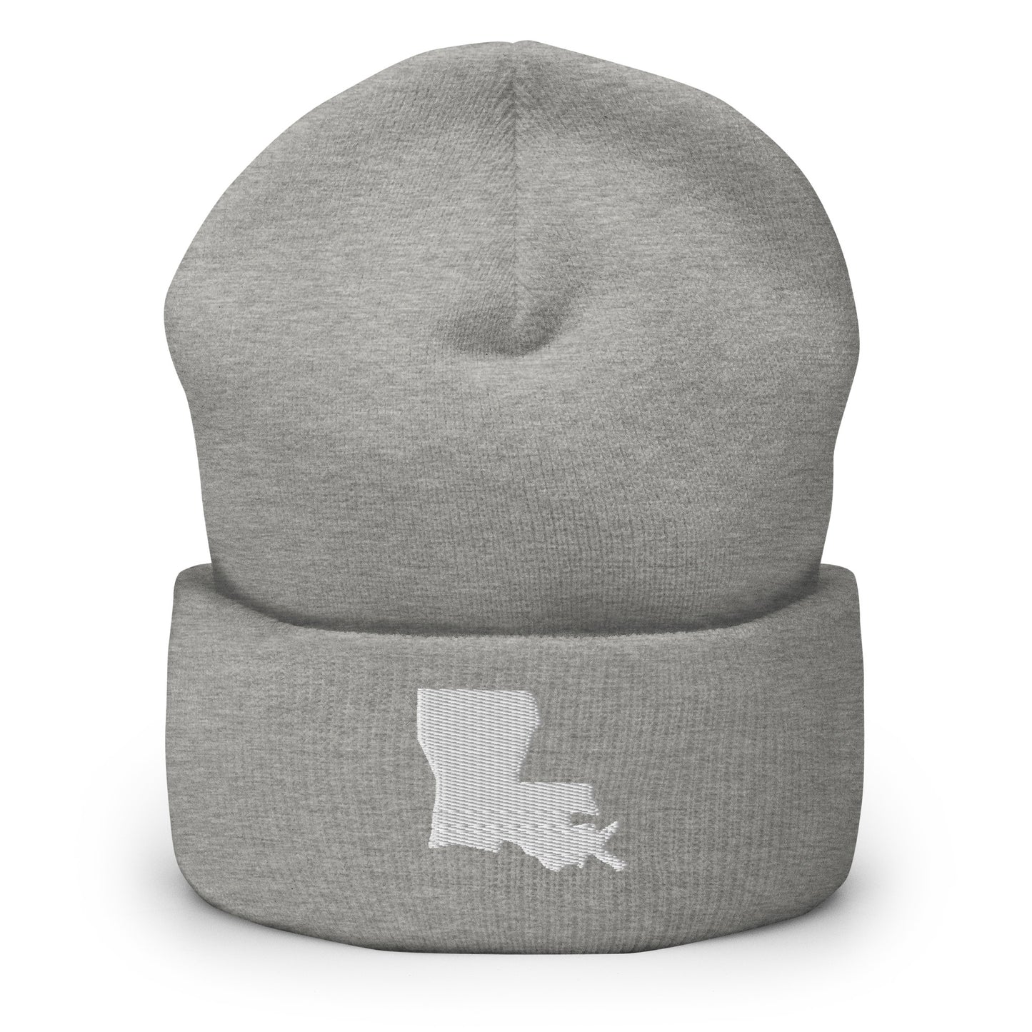 Louisiana State Silhouette Cuffed Beanie Hat