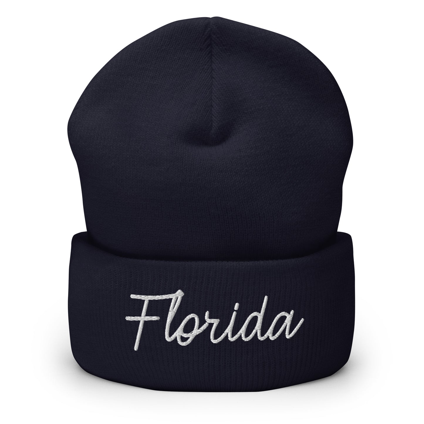 Florida Retro Script Cuffed Beanie Hat